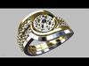 Snail Ring 3D print model_1