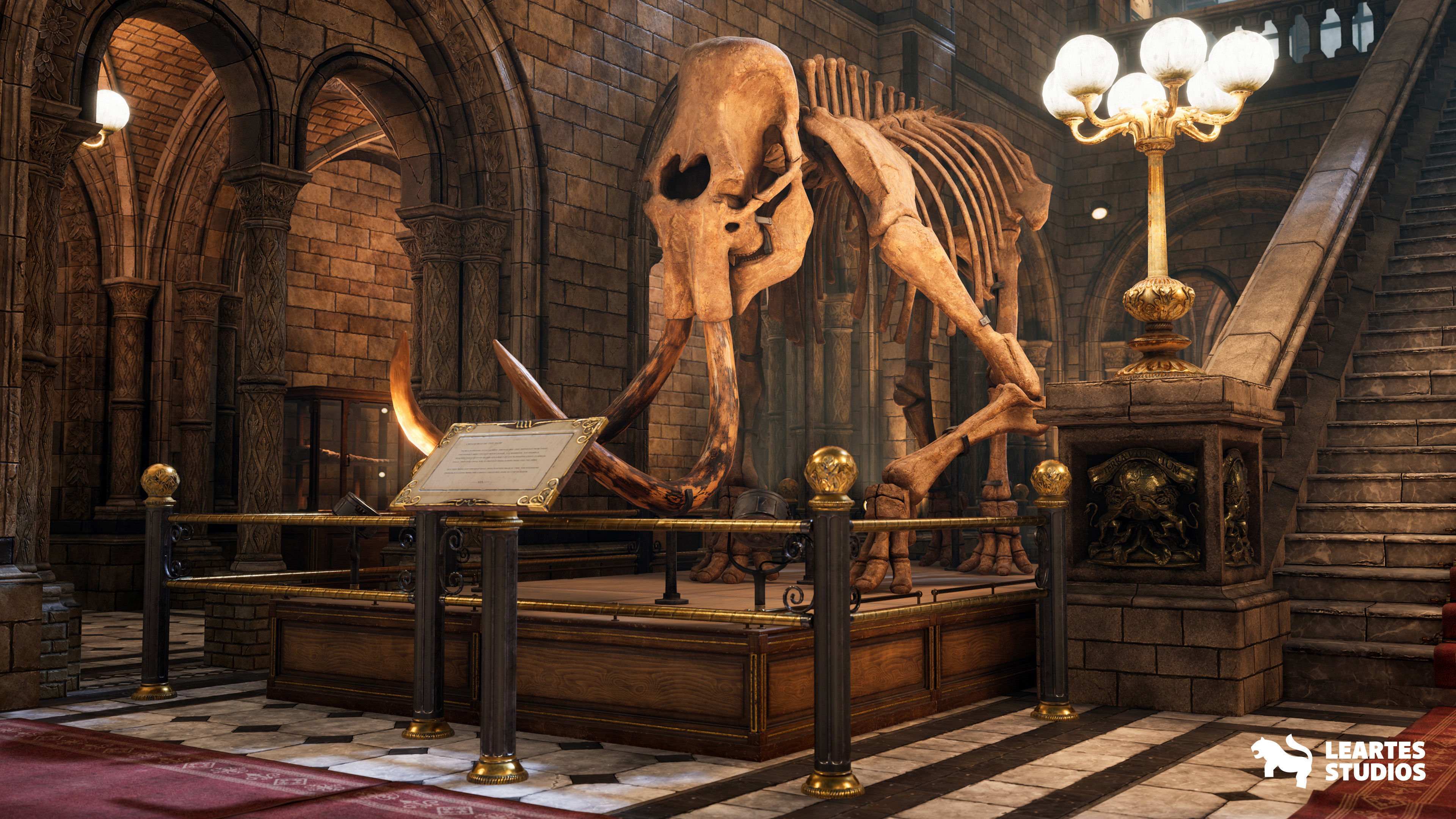 Historical Museum Low-poly 3D model_24