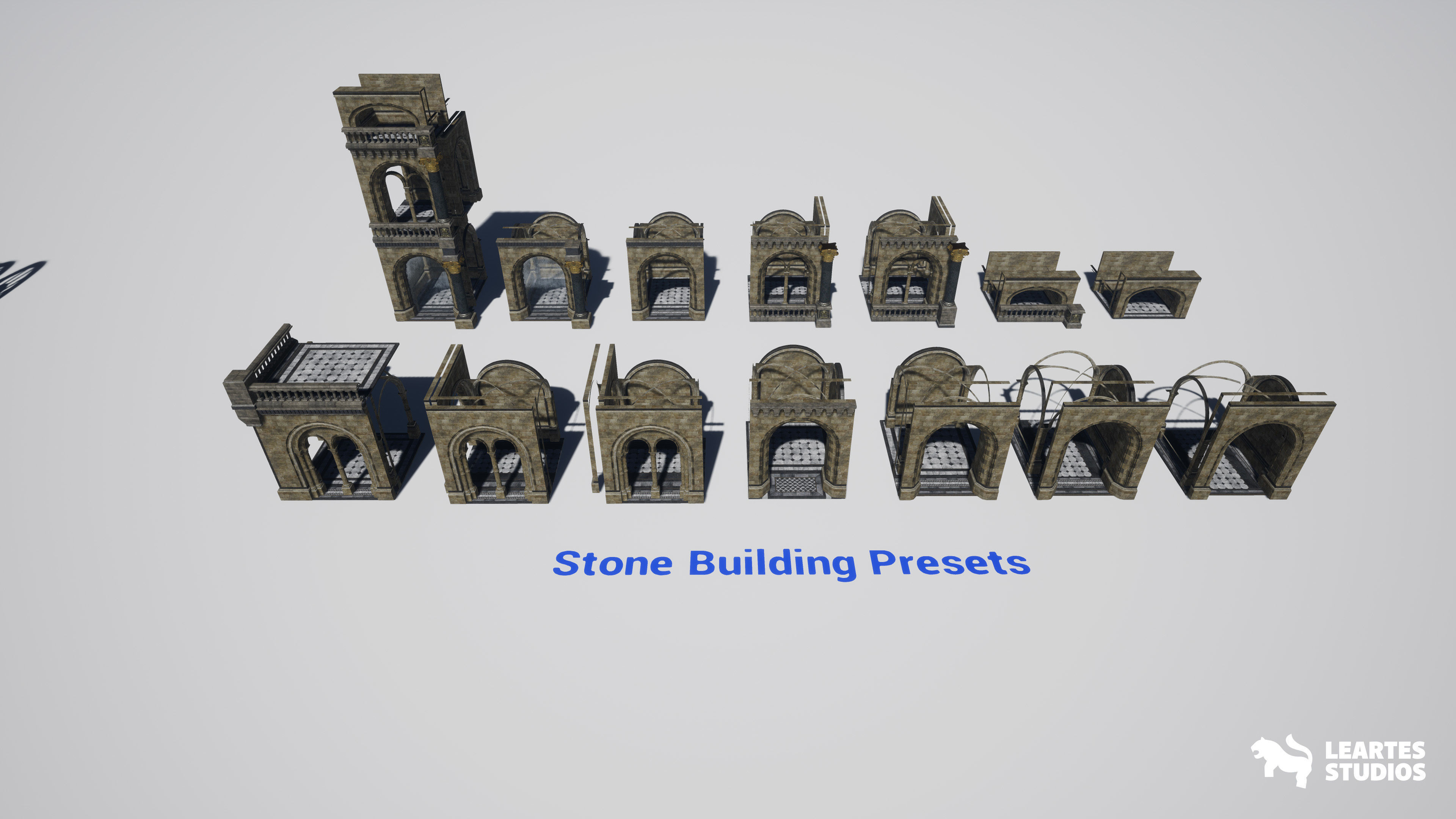 Historical Museum Low-poly 3D model_26