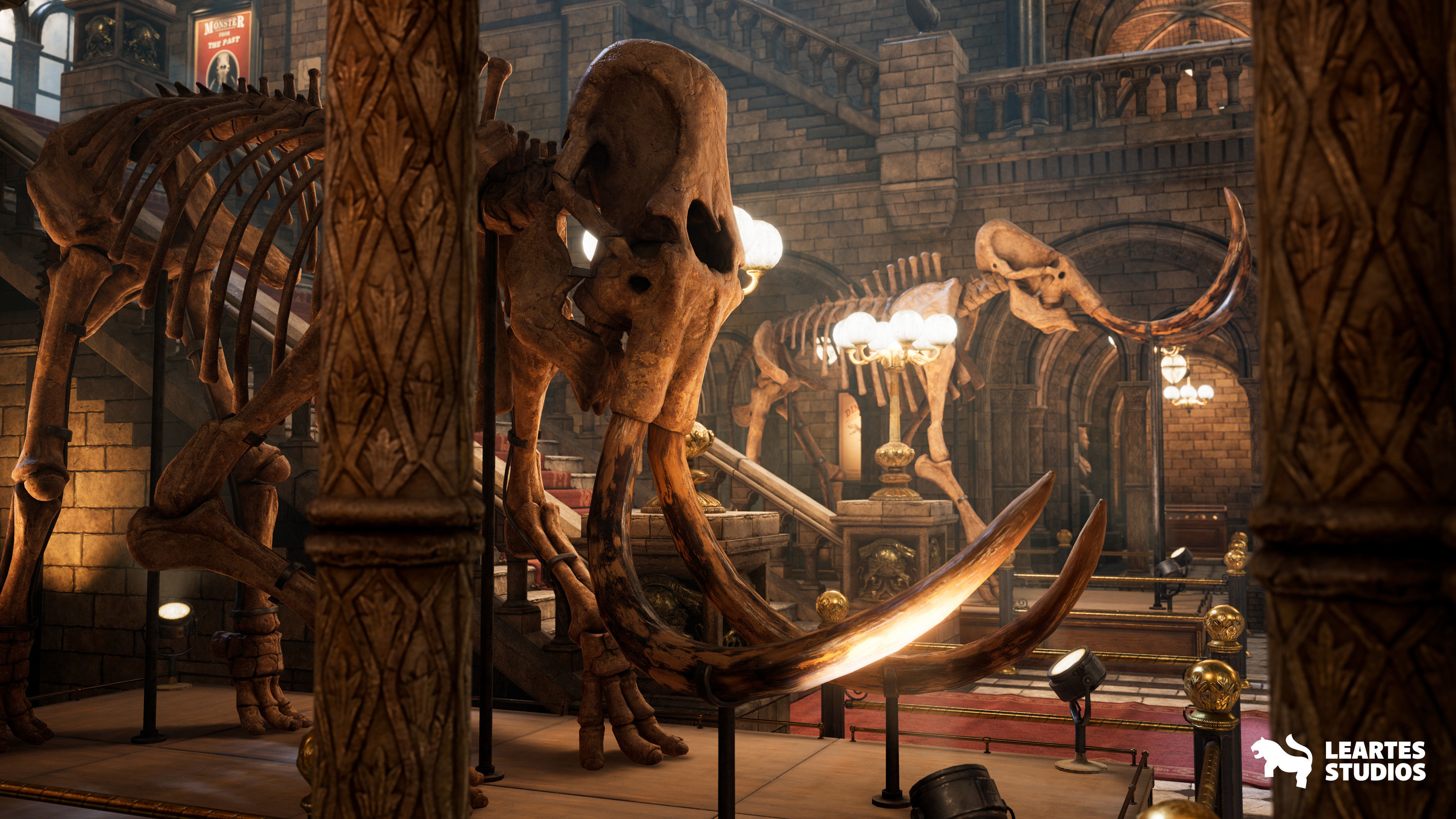 Historical Museum Low-poly 3D model_2
