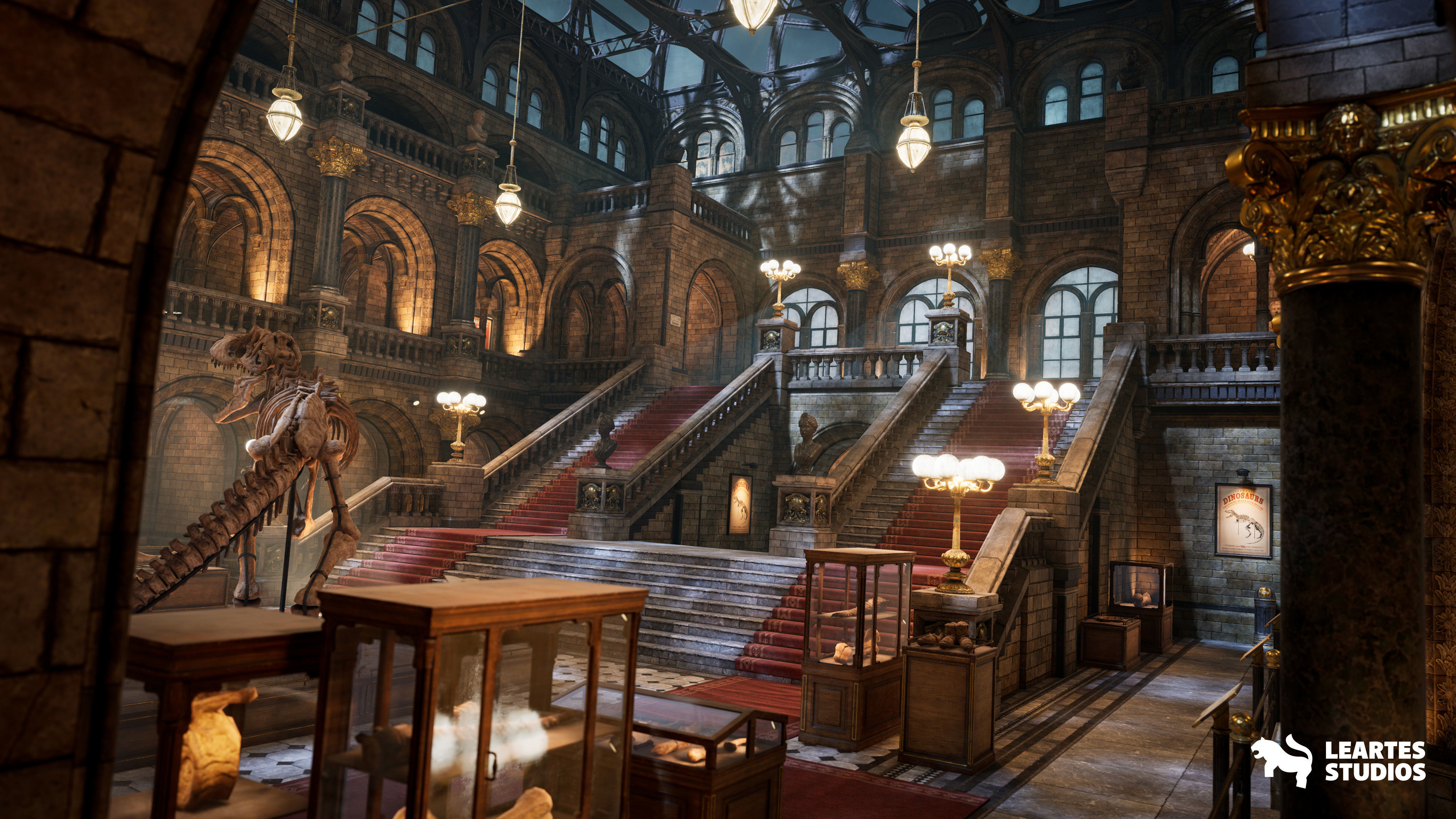 Historical Museum Low-poly 3D model_15