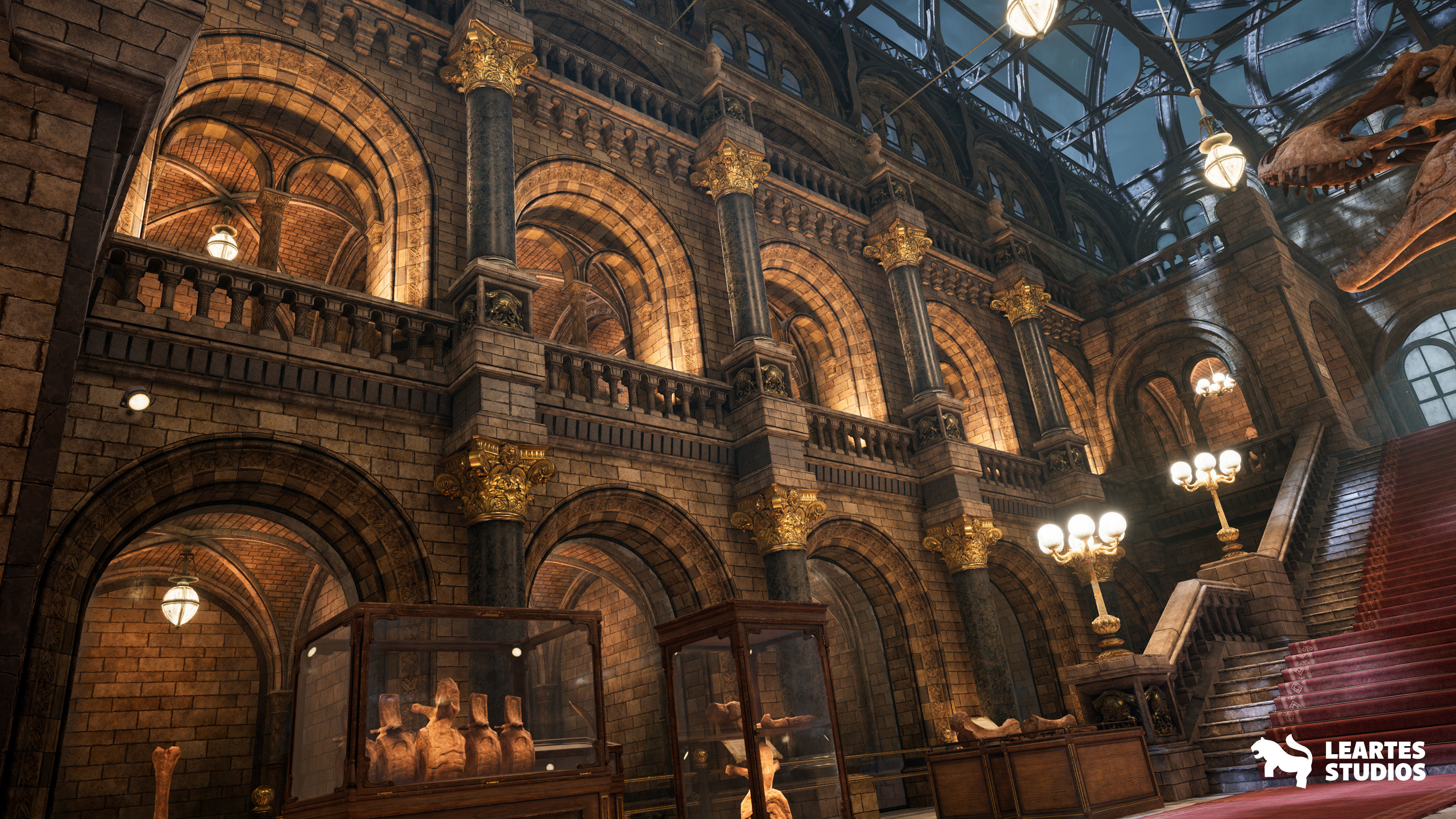 Historical Museum Low-poly 3D model_18