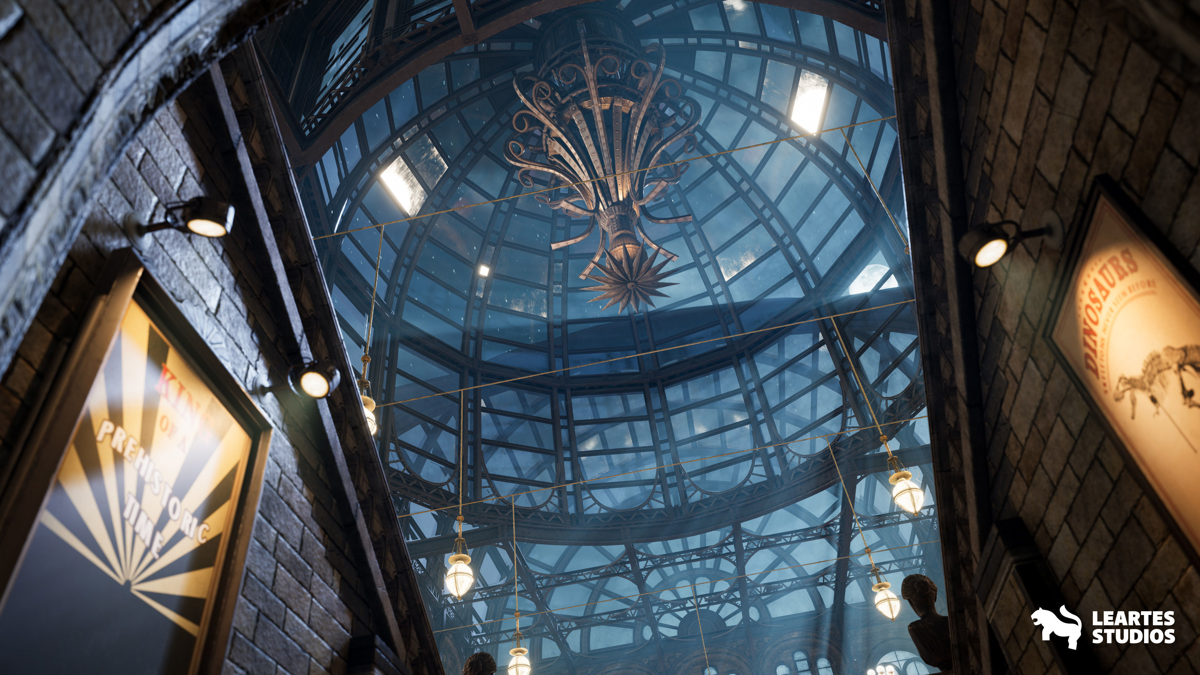 Historical Museum Low-poly 3D model_5