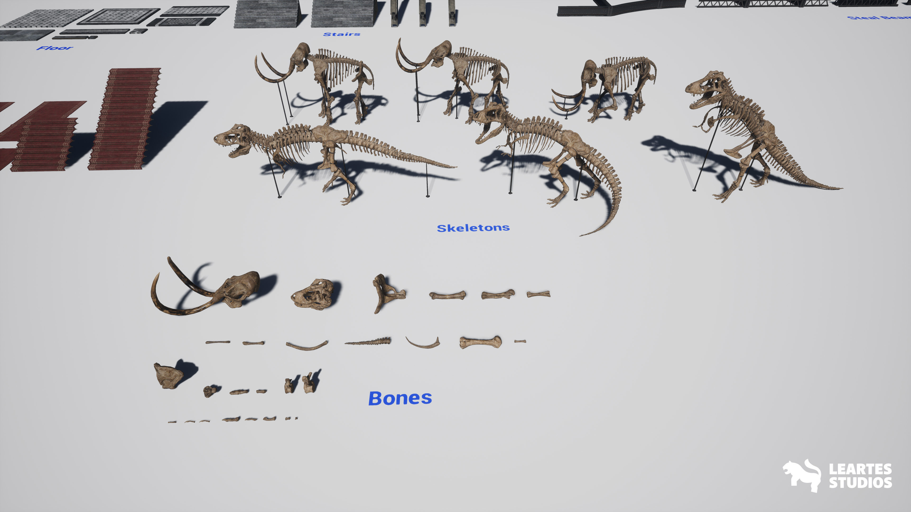 Historical Museum Low-poly 3D model_30