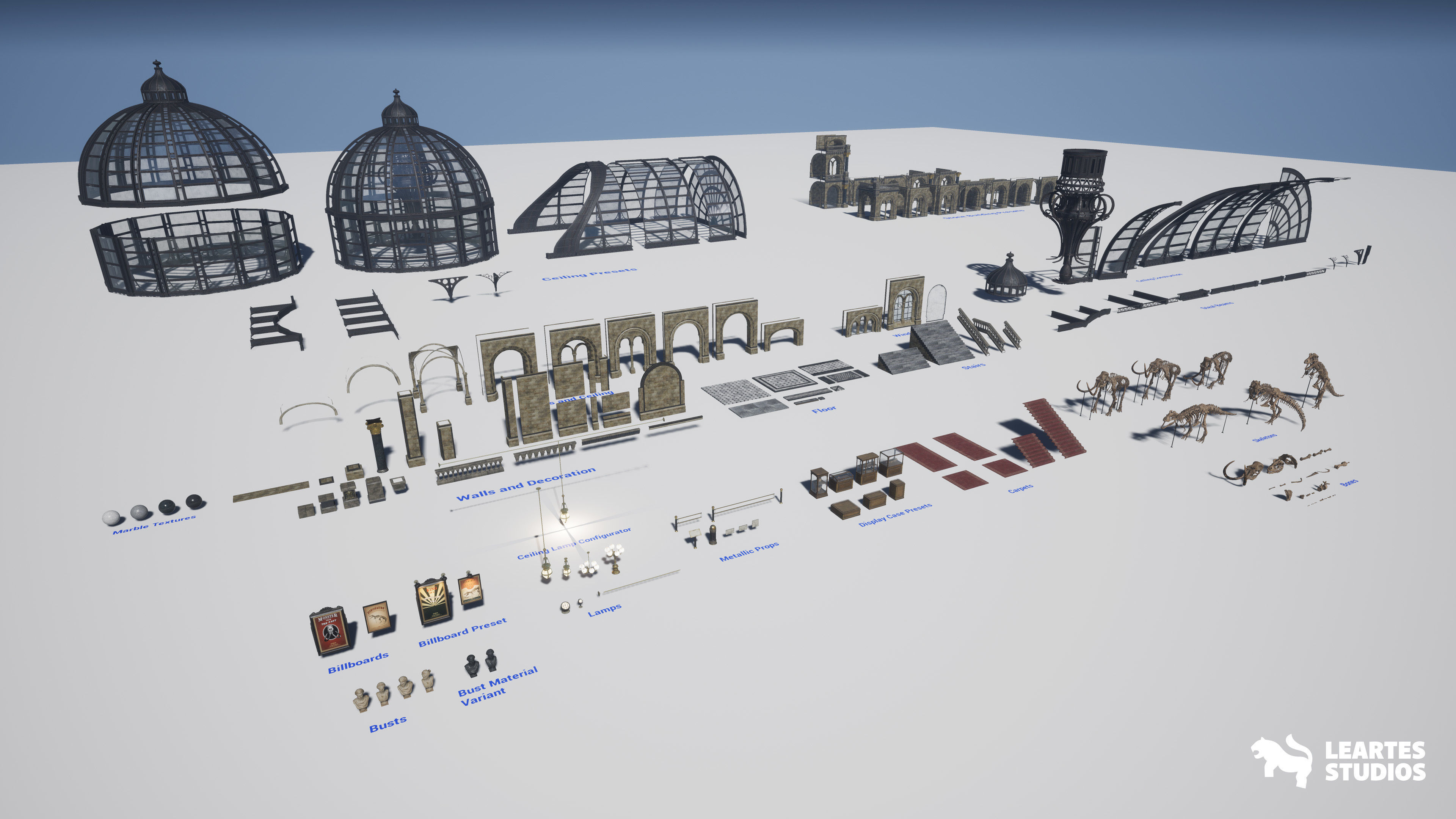 Historical Museum Low-poly 3D model_31