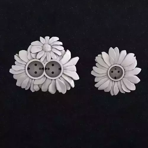 Socket 2 pcs Flower