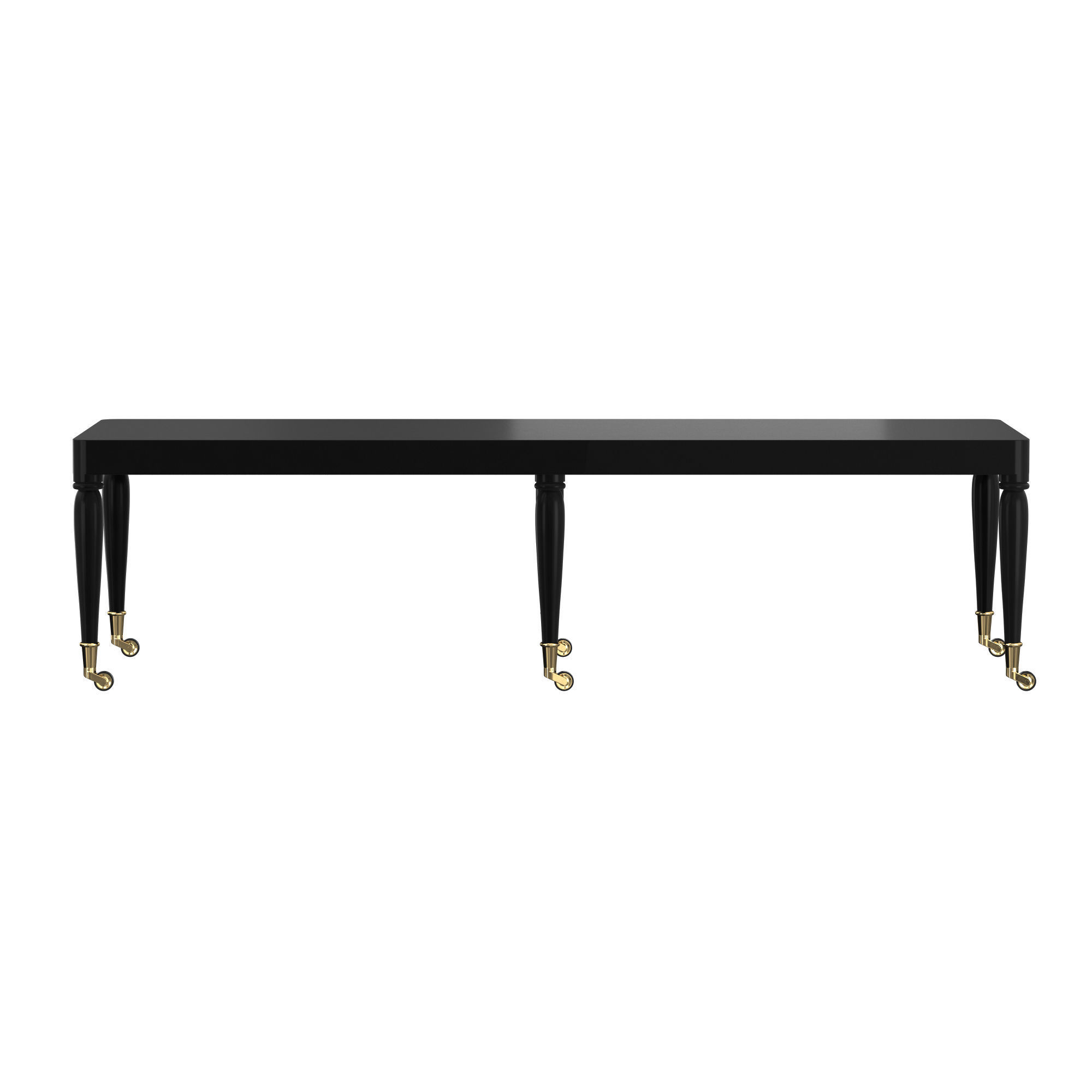 Shaker Dining Table 3D model_2