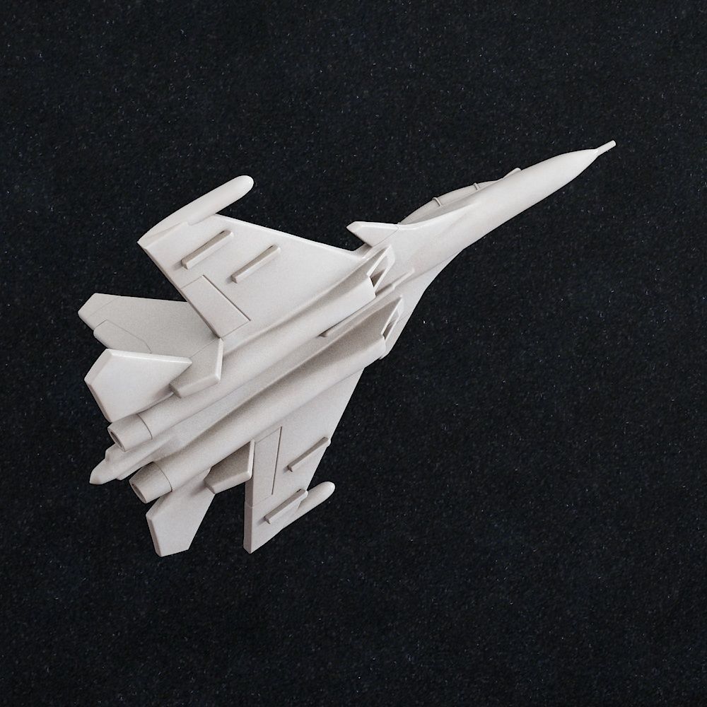 Fighter aircraft 3D print model_1