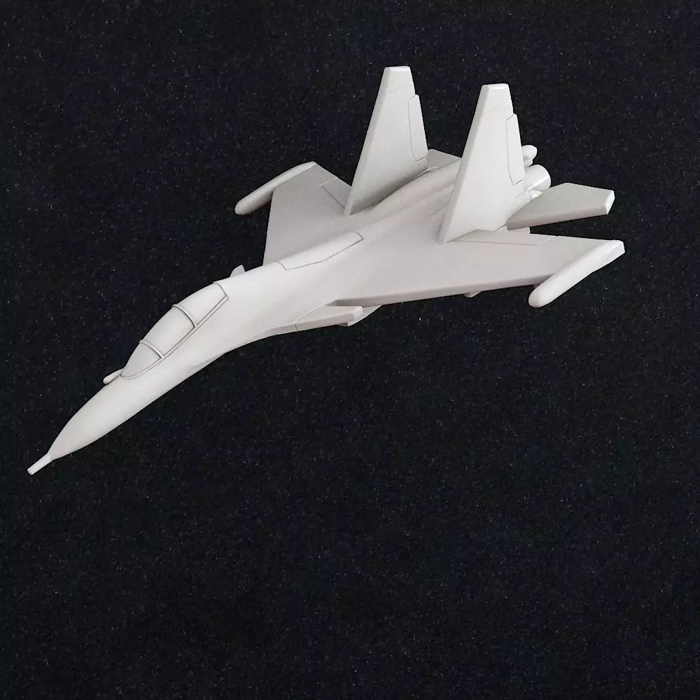 Fighter aircraft 3D print model_0
