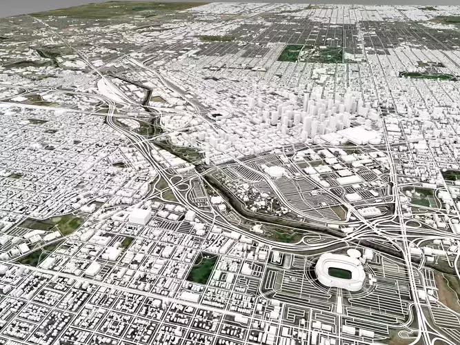 Cityscape Denver USA