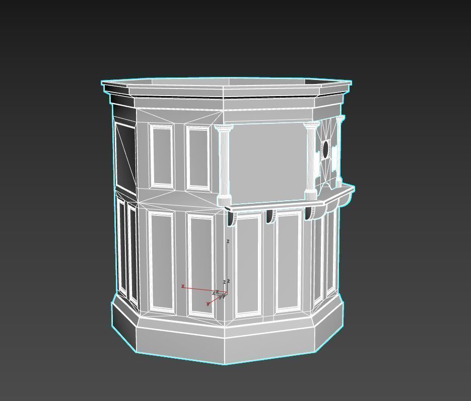 Ticket Booth 3D model_11