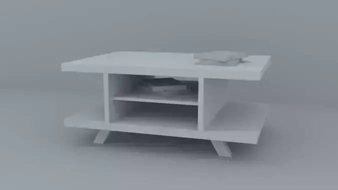 Modern Table low poly
