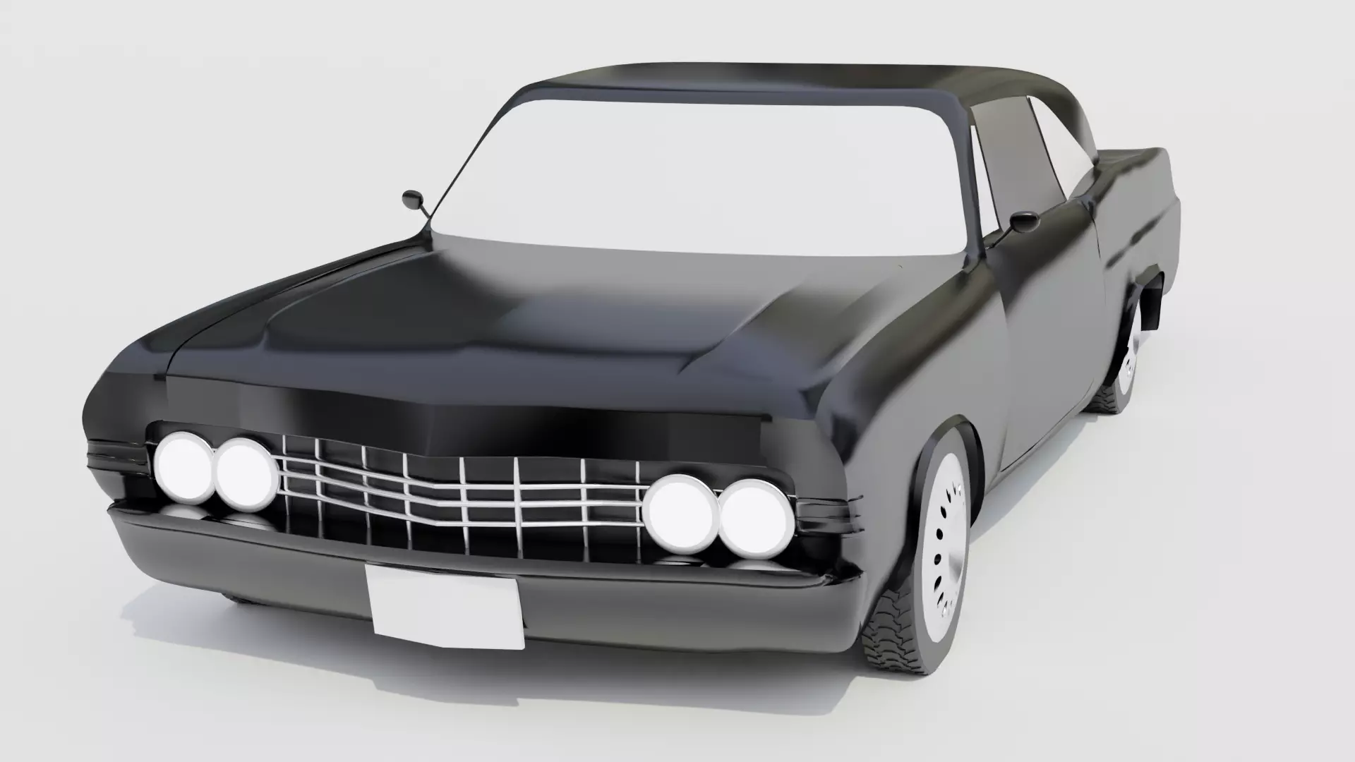 simple impala Free 3D model_0