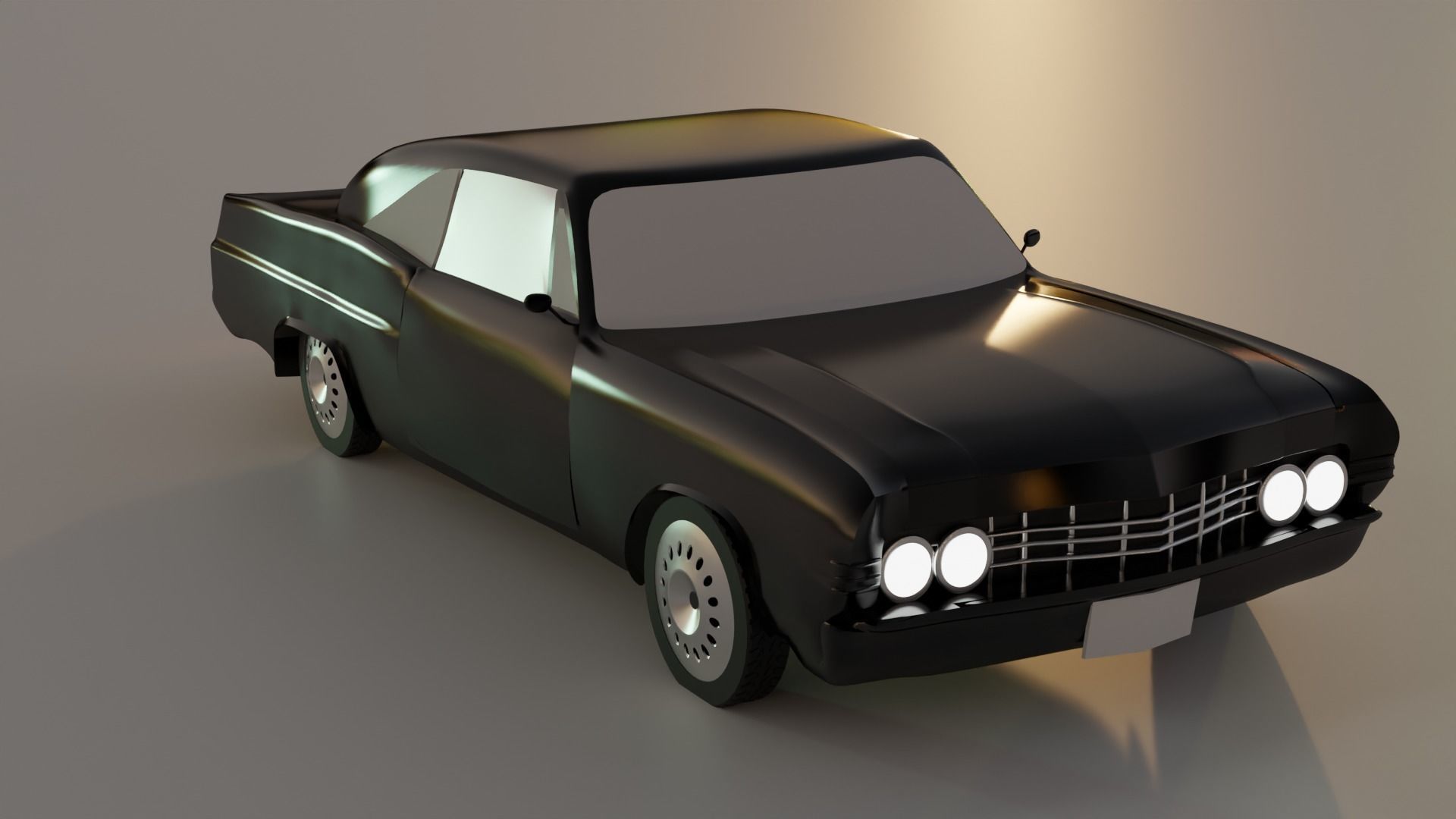 simple impala Free 3D model_1