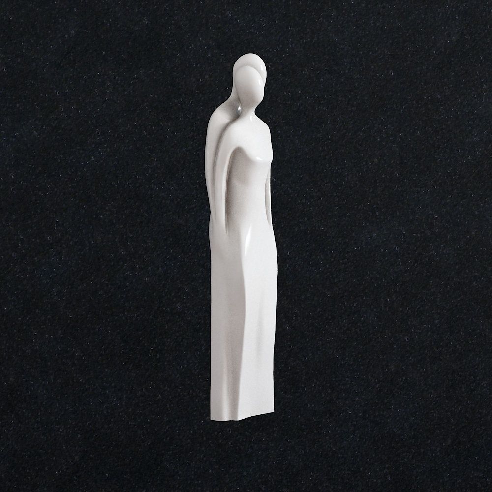 Statue  couple in love 3D print model_1