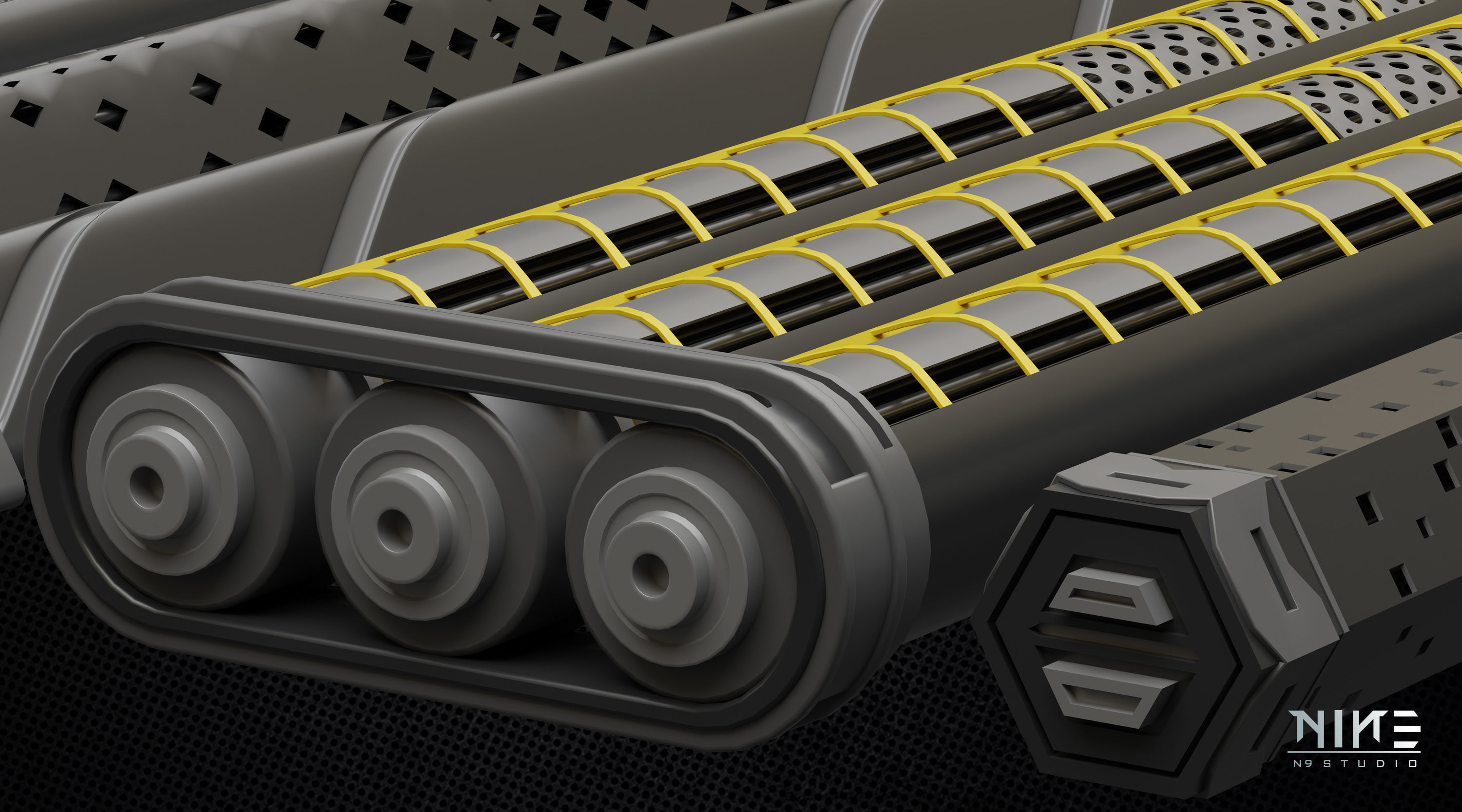 Cable and Wires and Cable Element 3D model_4