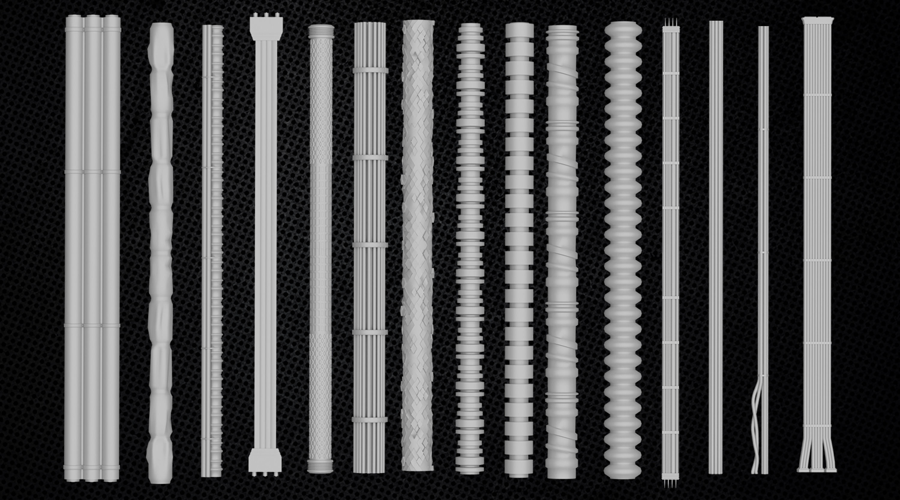 Cable and Wires and Cable Element 3D model_8