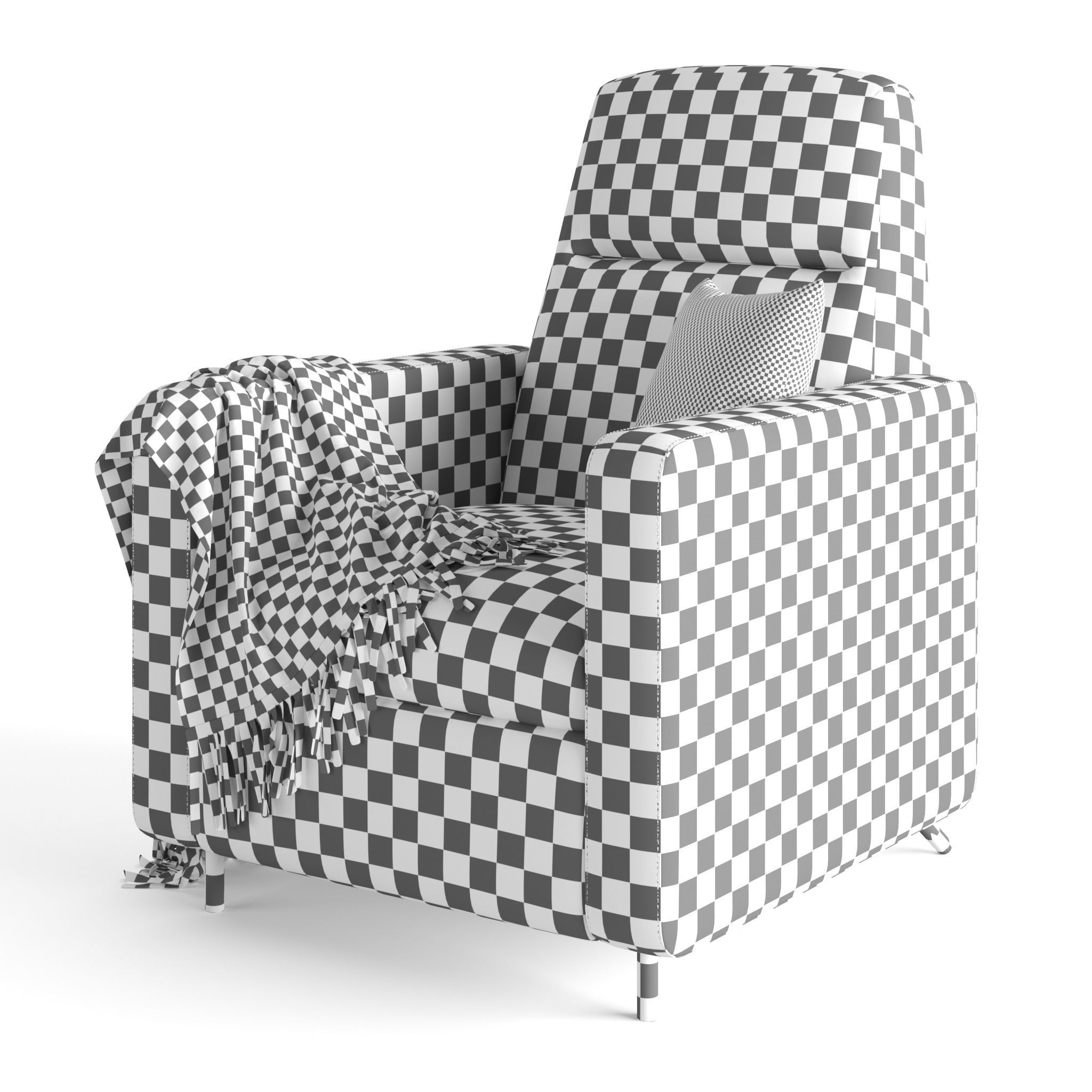 GISTAD Recliner Bomstad black 3D model_6