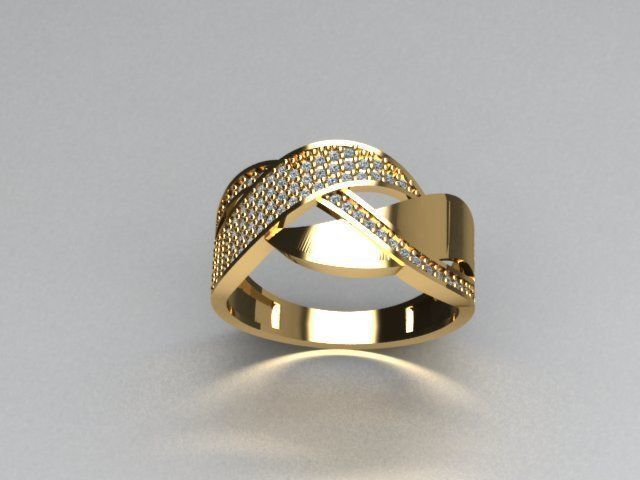jewelry ring 3D print model_4