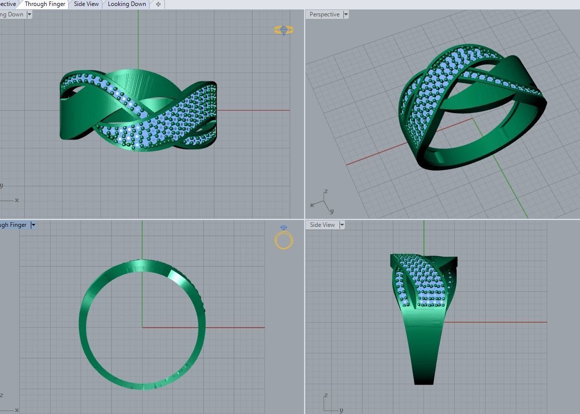 jewelry ring 3D print model_6