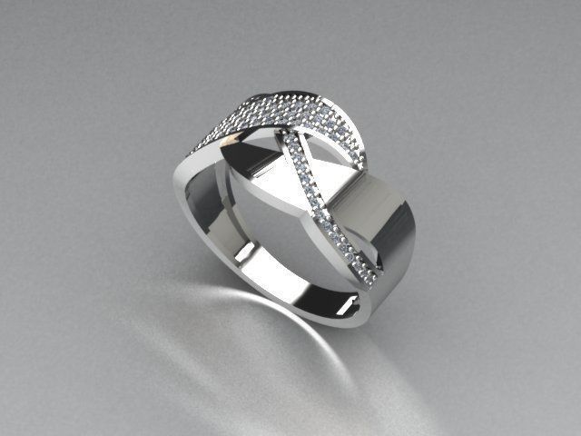 jewelry ring 3D print model_3