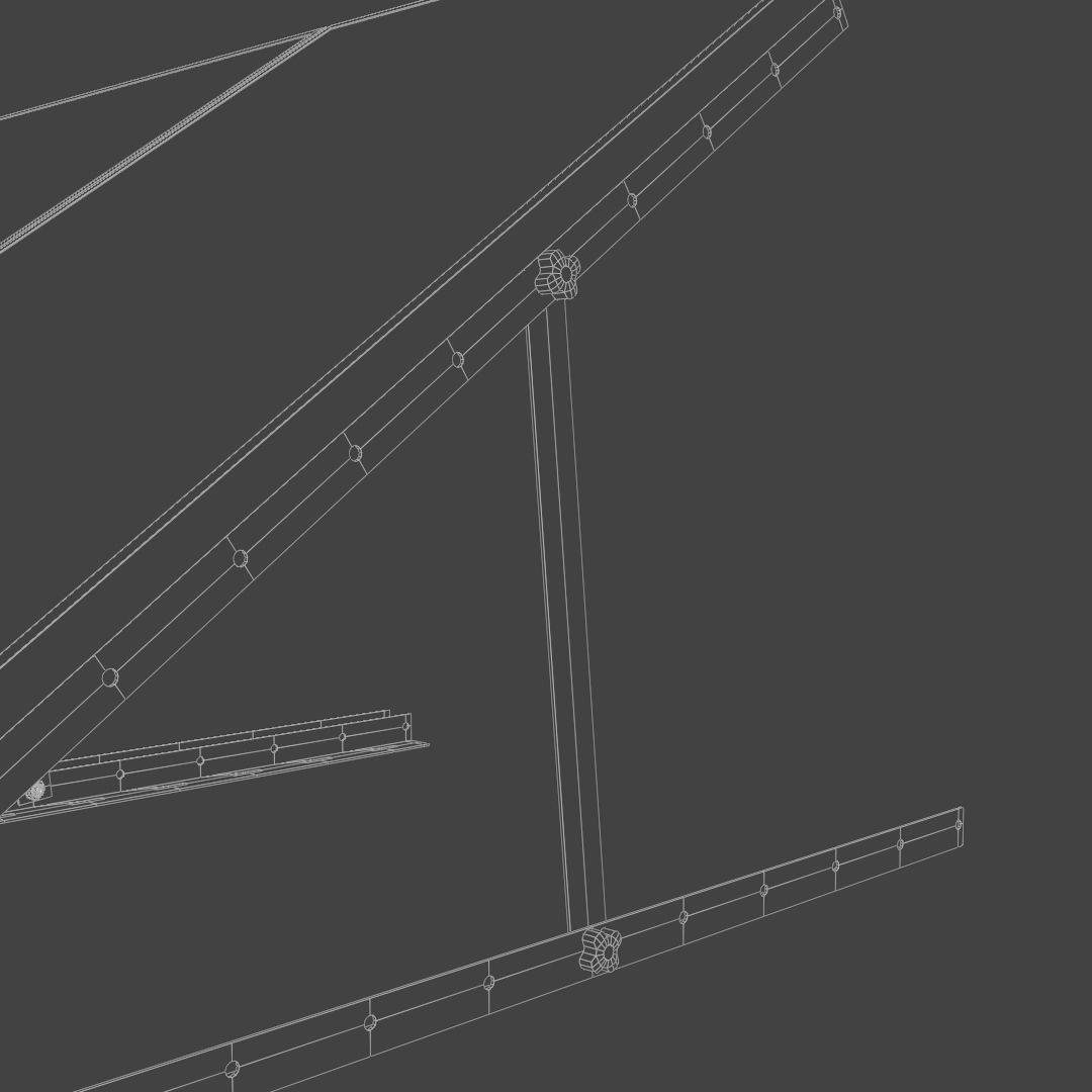 Solar panels 3D model_8