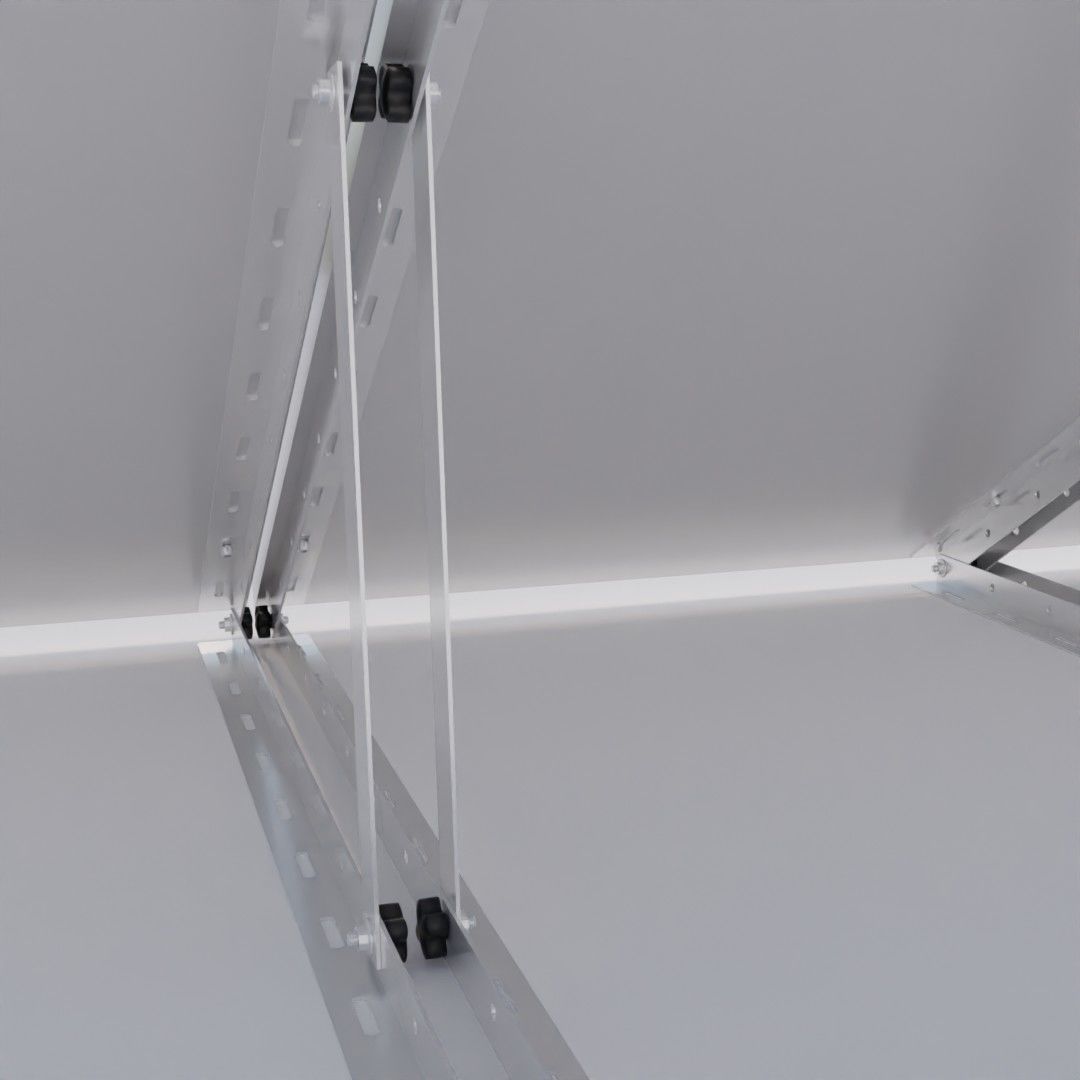 Solar panels 3D model_4