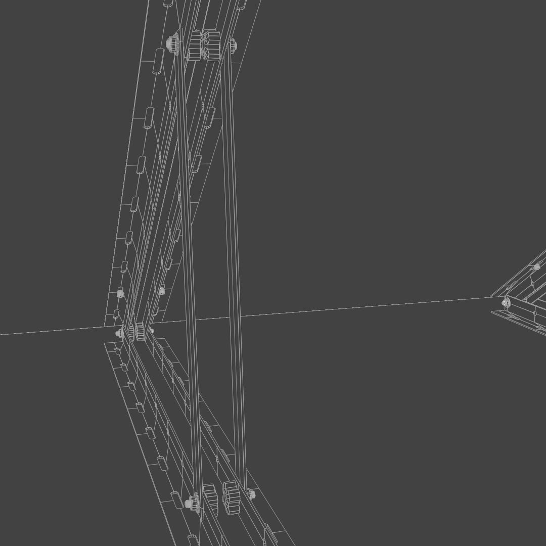 Solar panels 3D model_9
