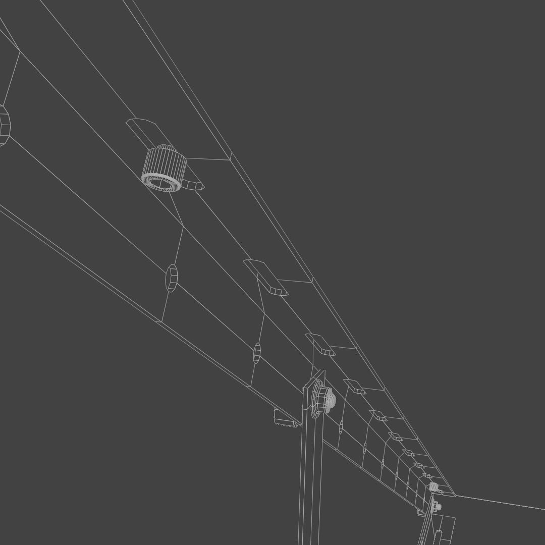 Solar panels 3D model_10