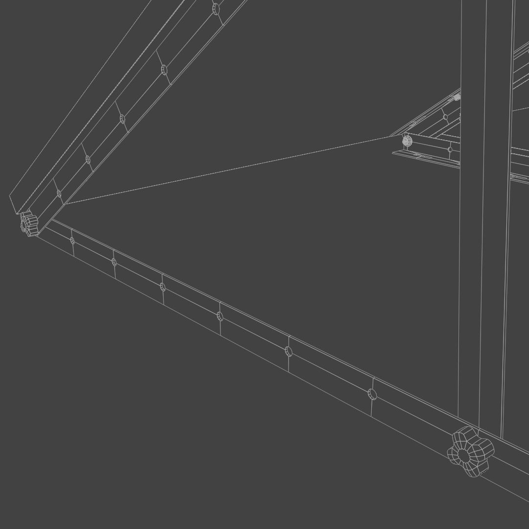 Solar panels 3D model_7