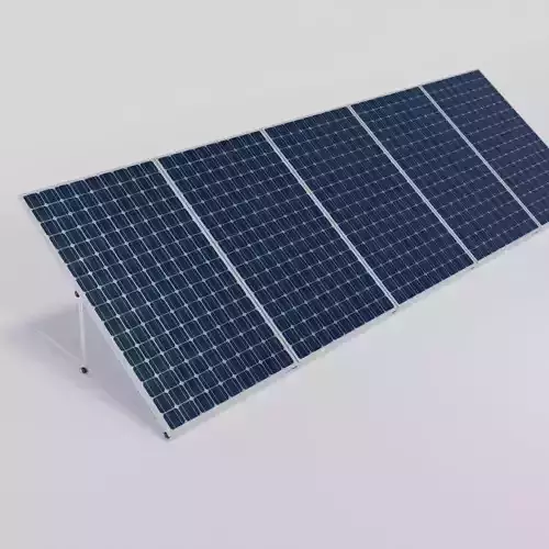 Solar panels 3D model