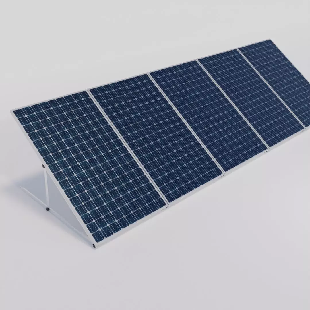Solar panels 3D model_0
