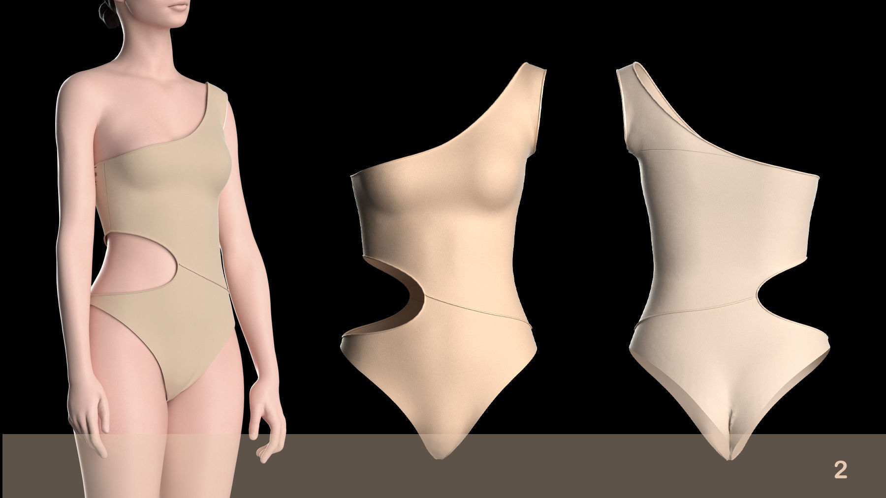 8 BIKINI SWIMSUIT PACK  3D model_2