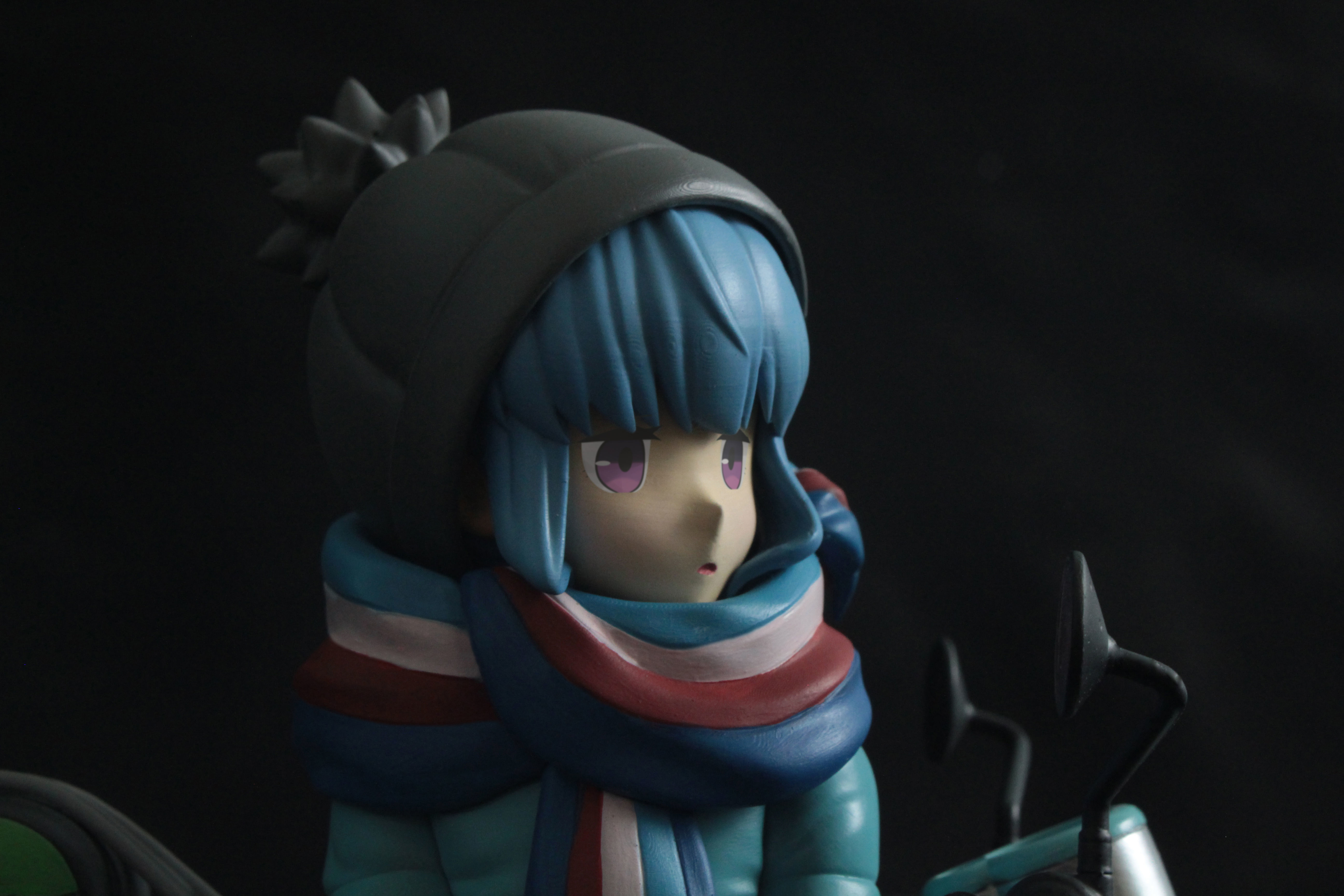 Shima Rin - Yuru Camp 3D Print Figurine 3D print model_10