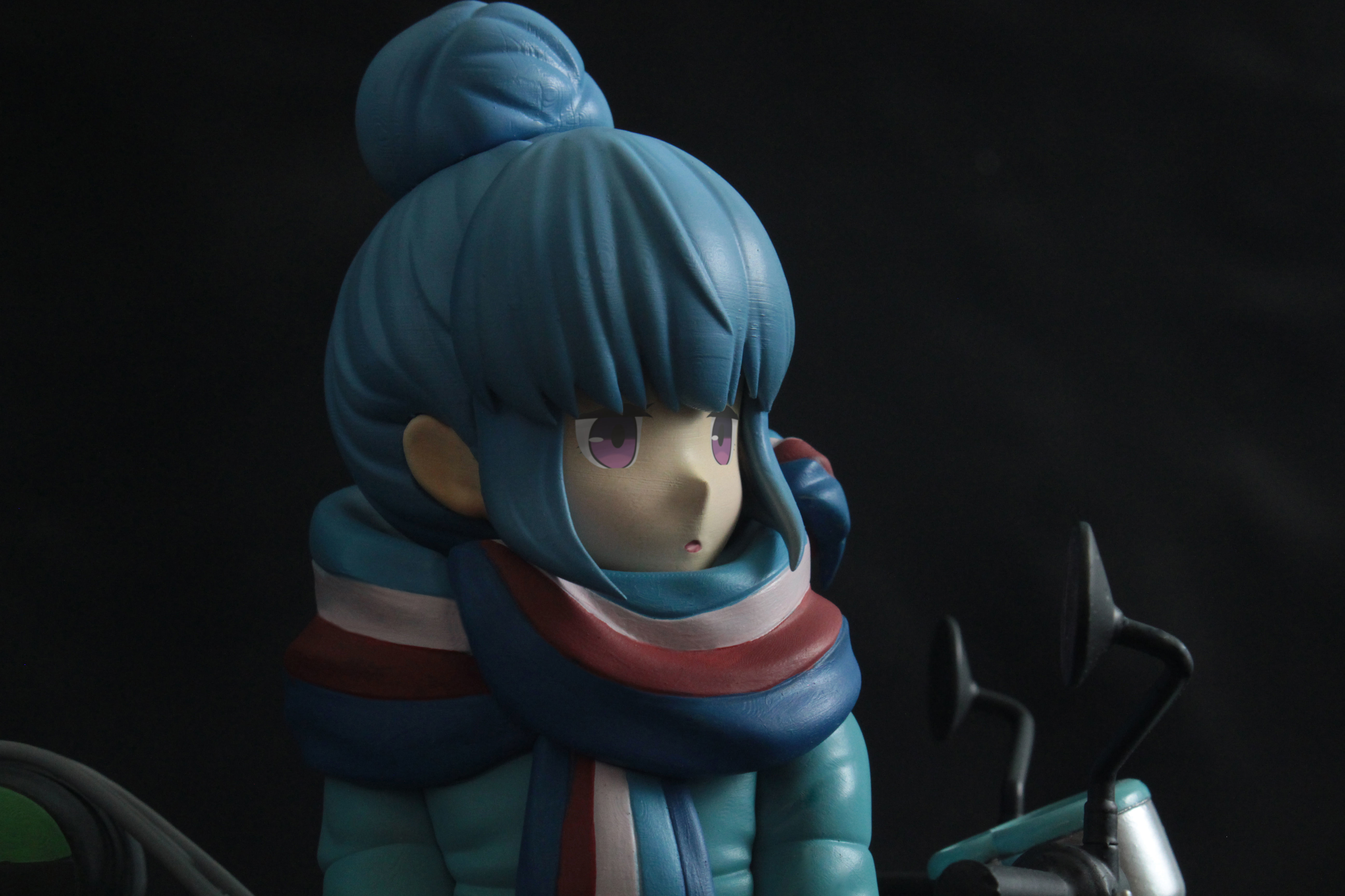 Shima Rin - Yuru Camp 3D Print Figurine 3D print model_11
