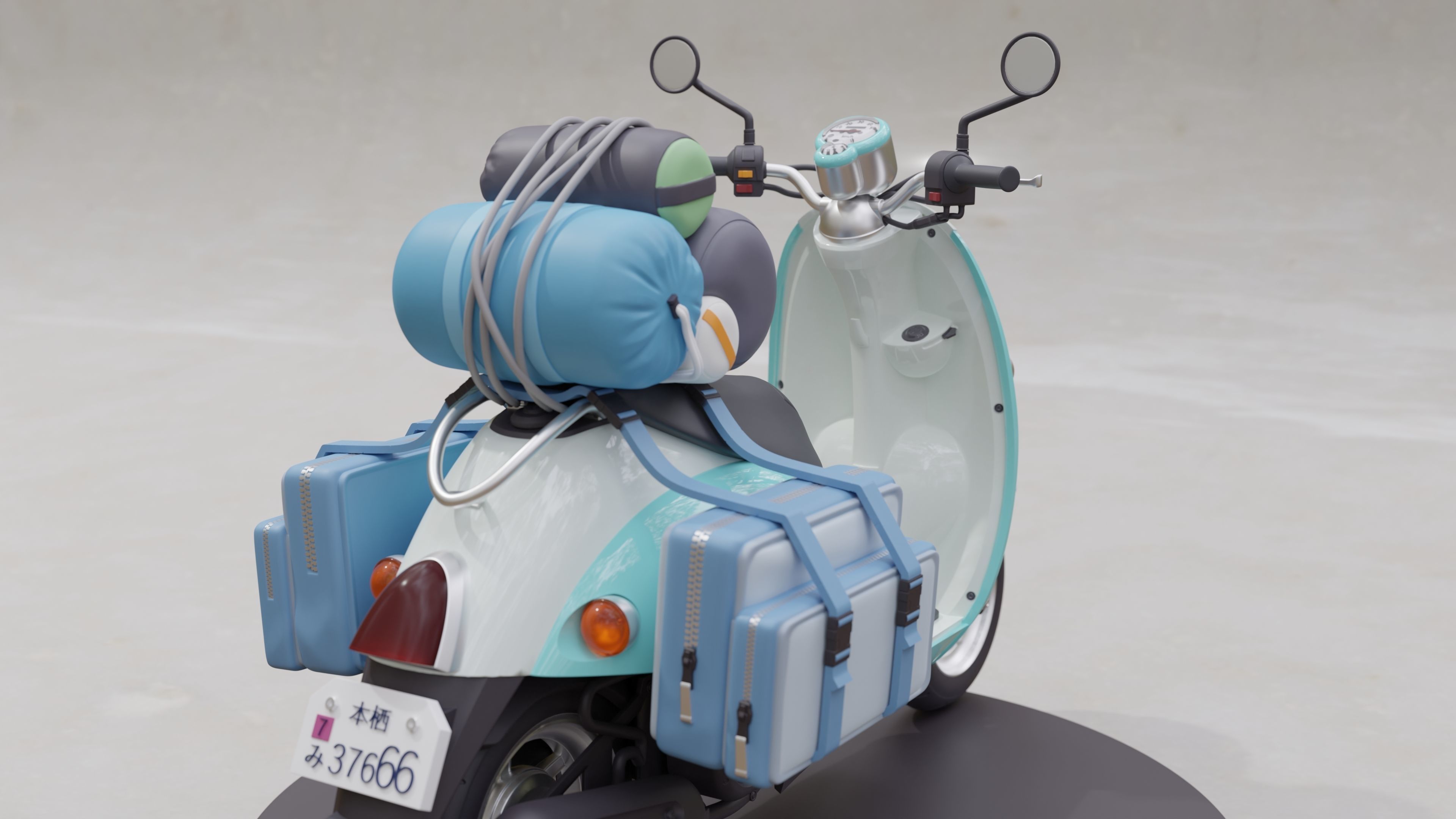 Shima Rin - Yuru Camp 3D Print Figurine 3D print model_37