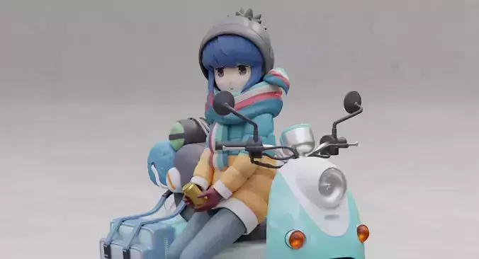 Shima Rin - Yuru Camp 3D Print Figurine 3D print model