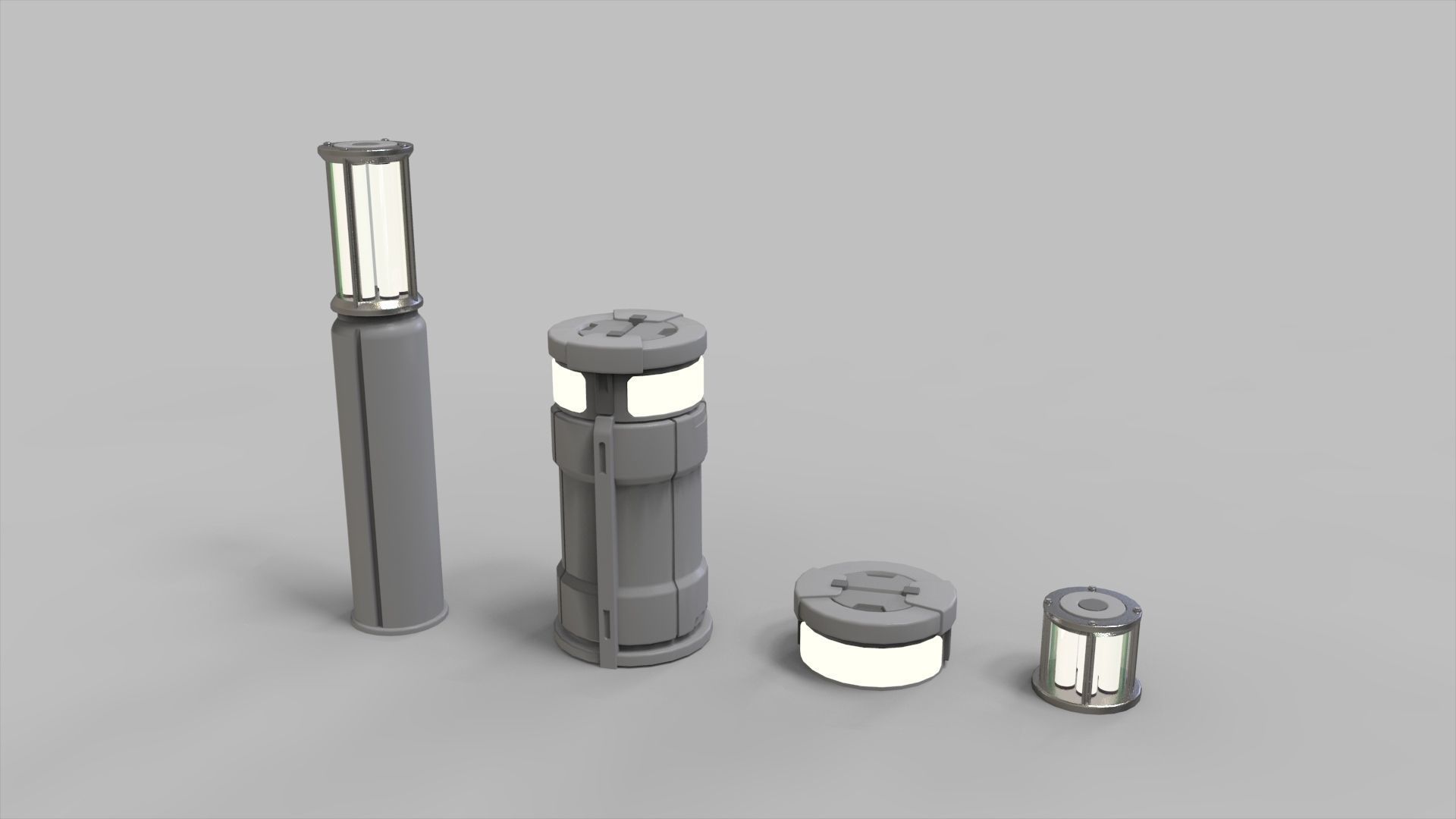 sci fi lighting 9 3D model_7