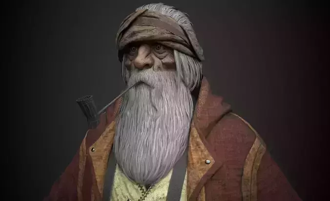 Alchemist old man with beard