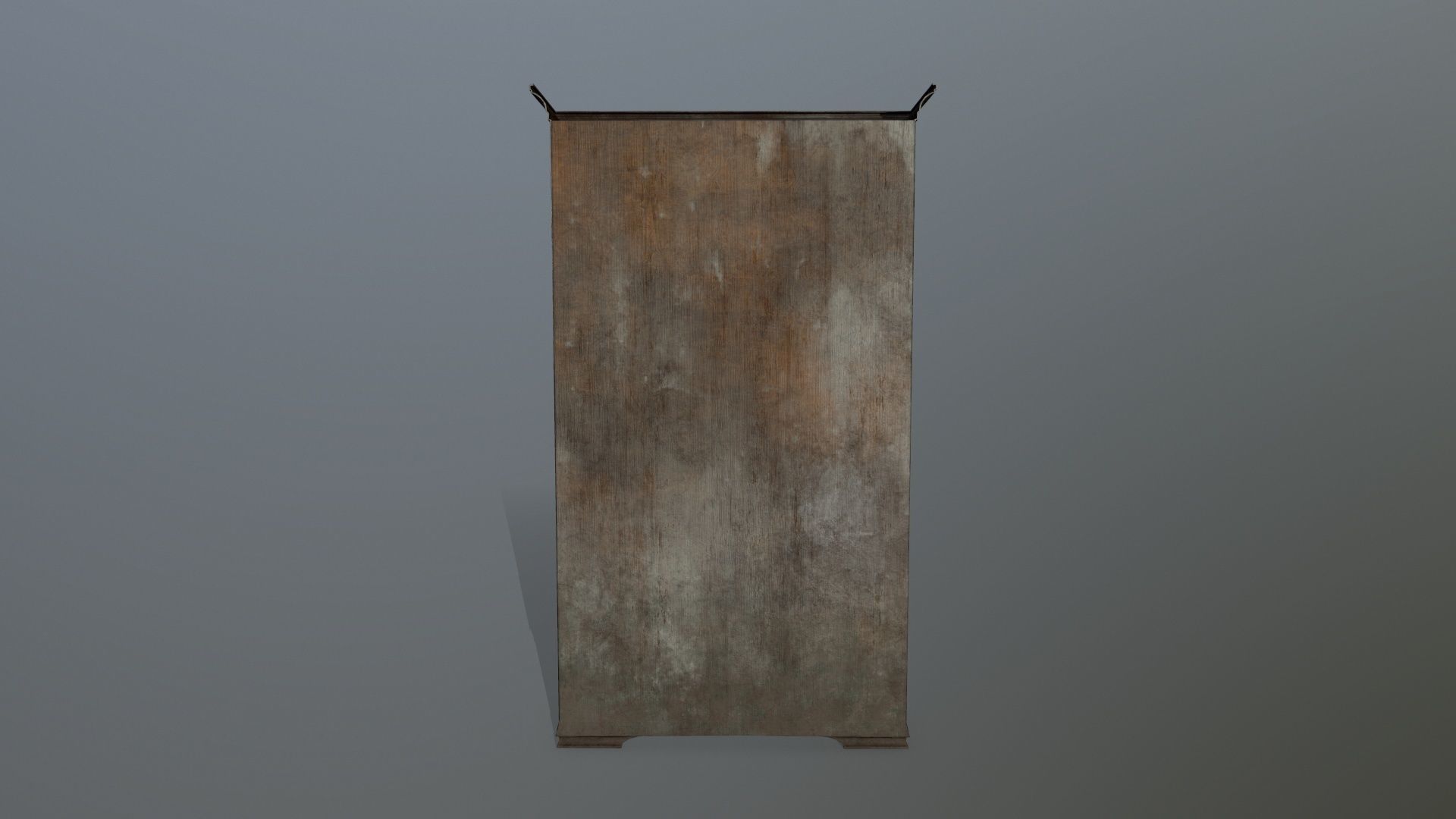 Cupboard 1 wooden cabinet Low-poly 3D model_5