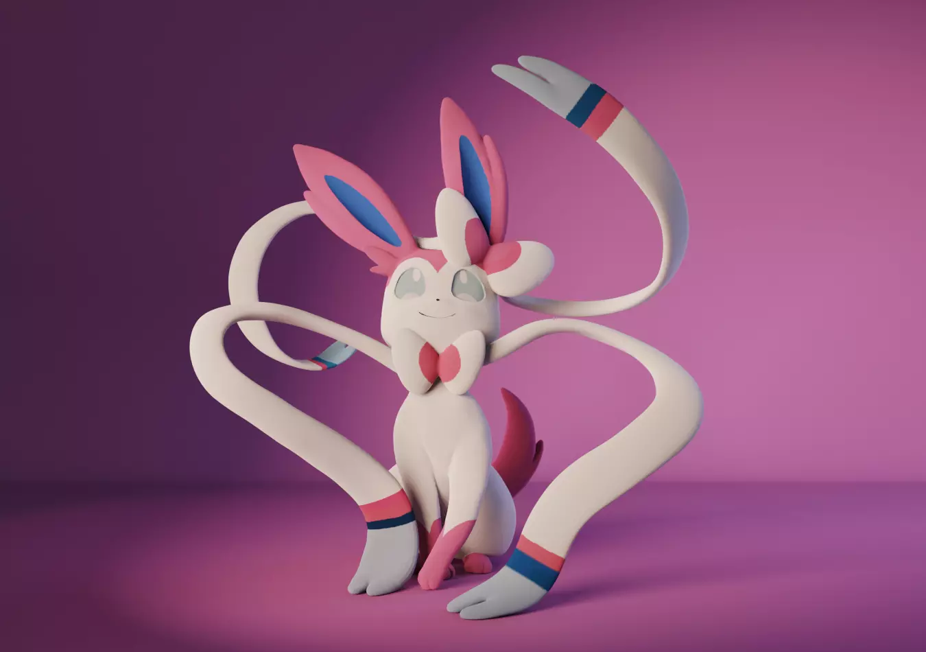 Pokemon Sylveon 3D Print 3D print model_0