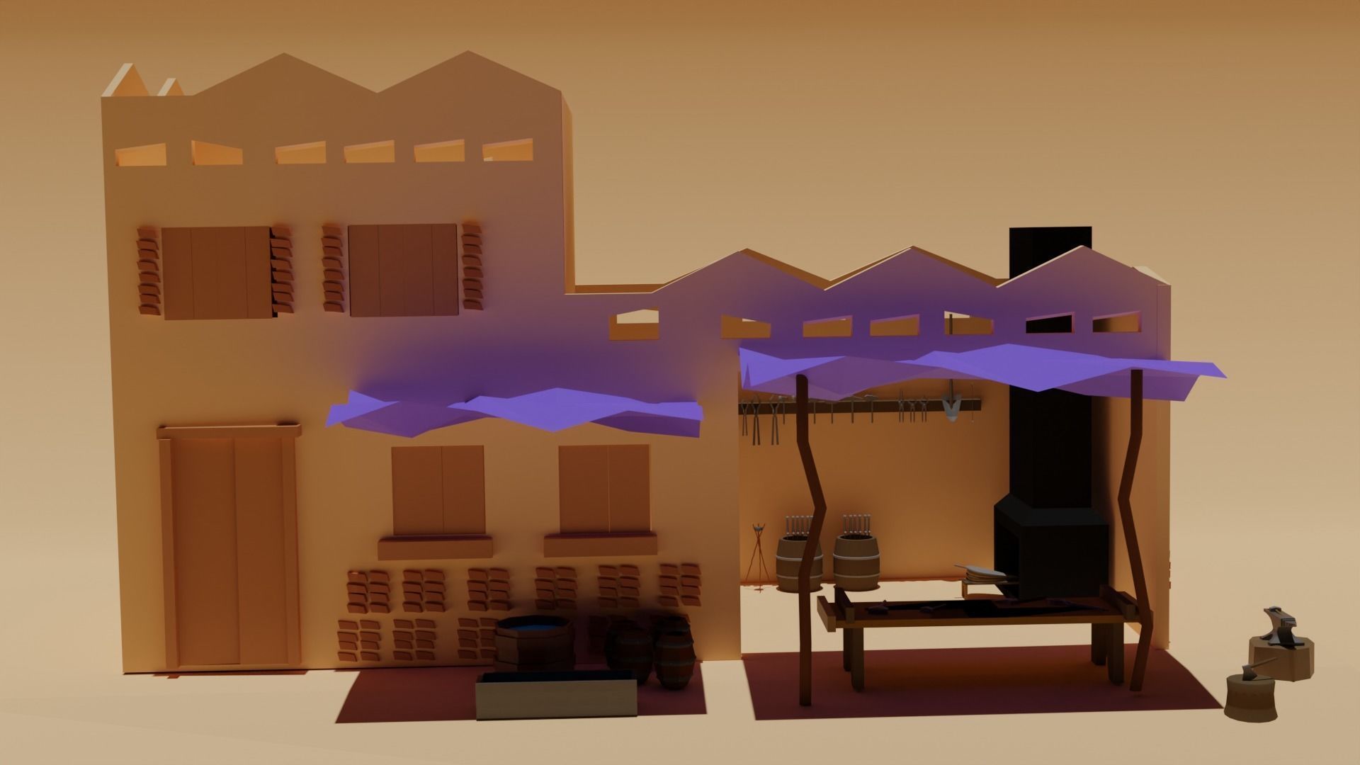 VILLAGE OF SANDS 3D model_6