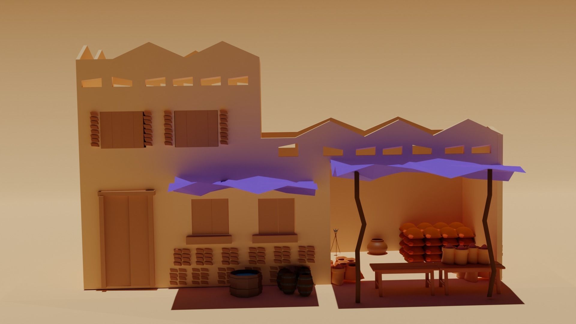 VILLAGE OF SANDS 3D model_7