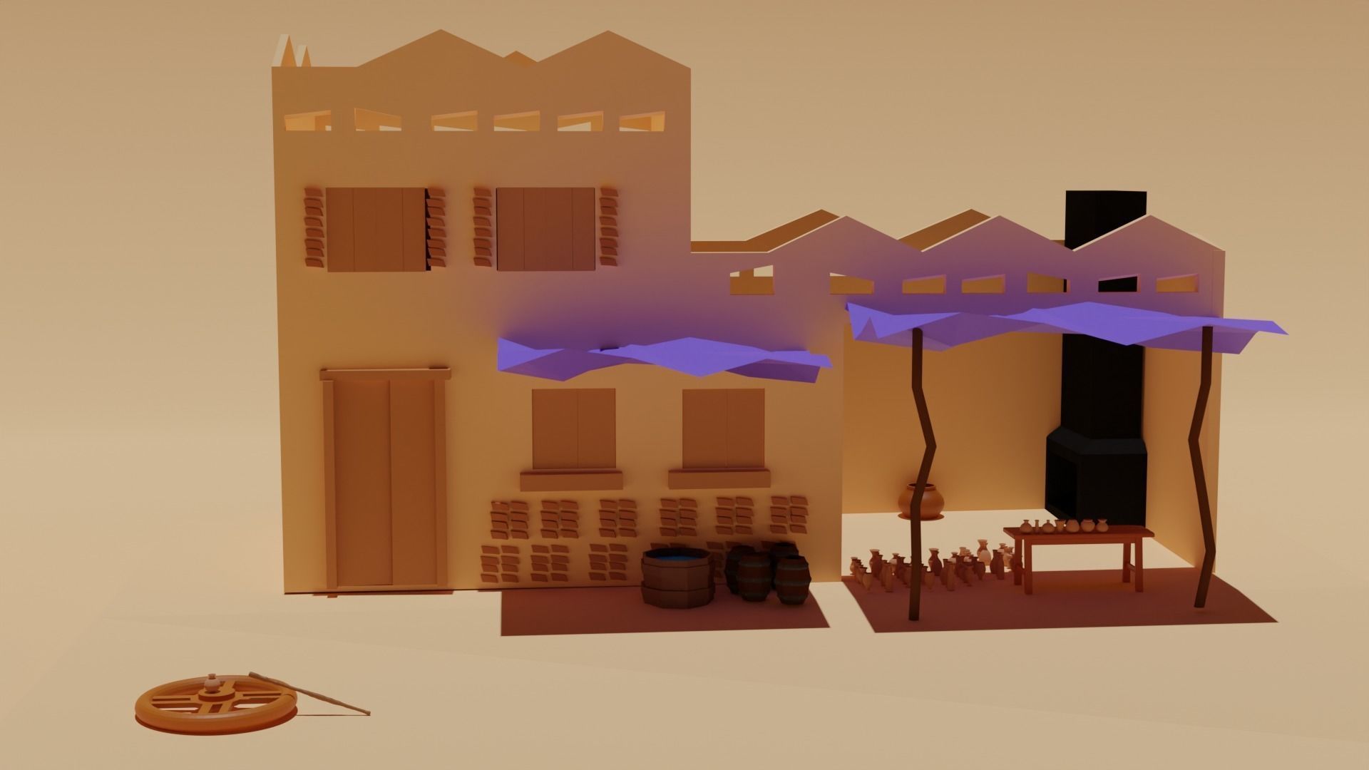 VILLAGE OF SANDS 3D model_20