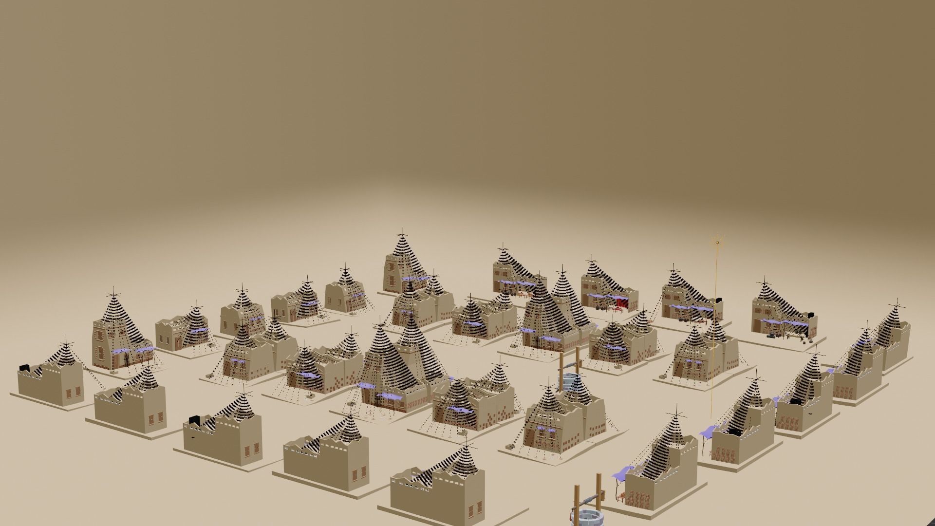 VILLAGE OF SANDS 3D model_1