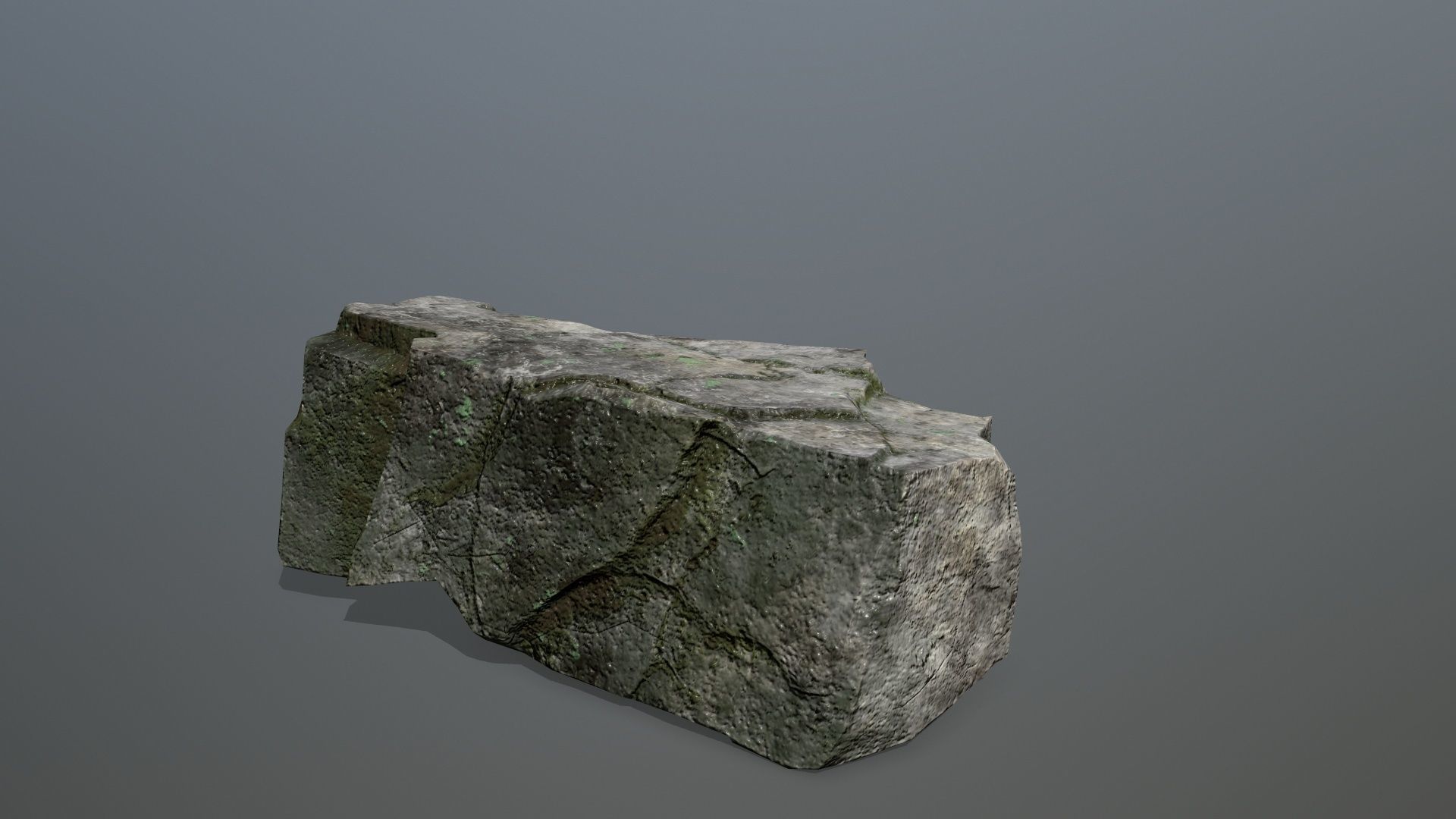 Rock Set 3 Low-poly 3D model_10