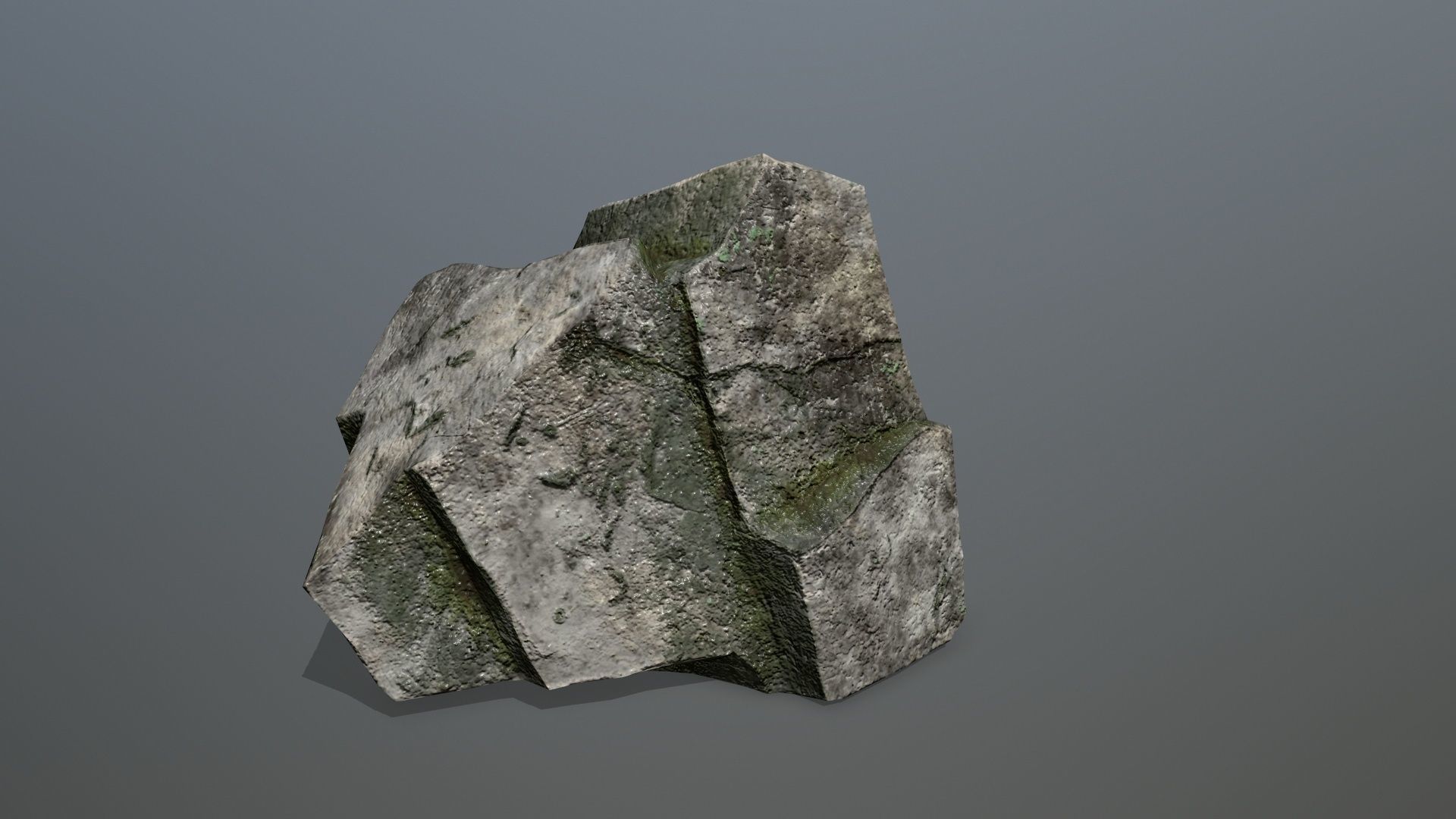Rock Set 3 Low-poly 3D model_16