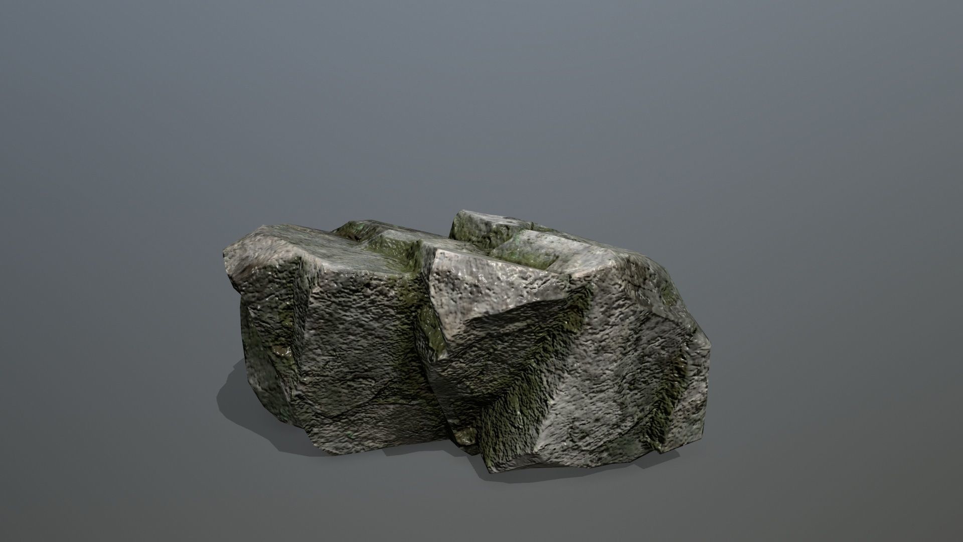 Rock Set 3 Low-poly 3D model_14