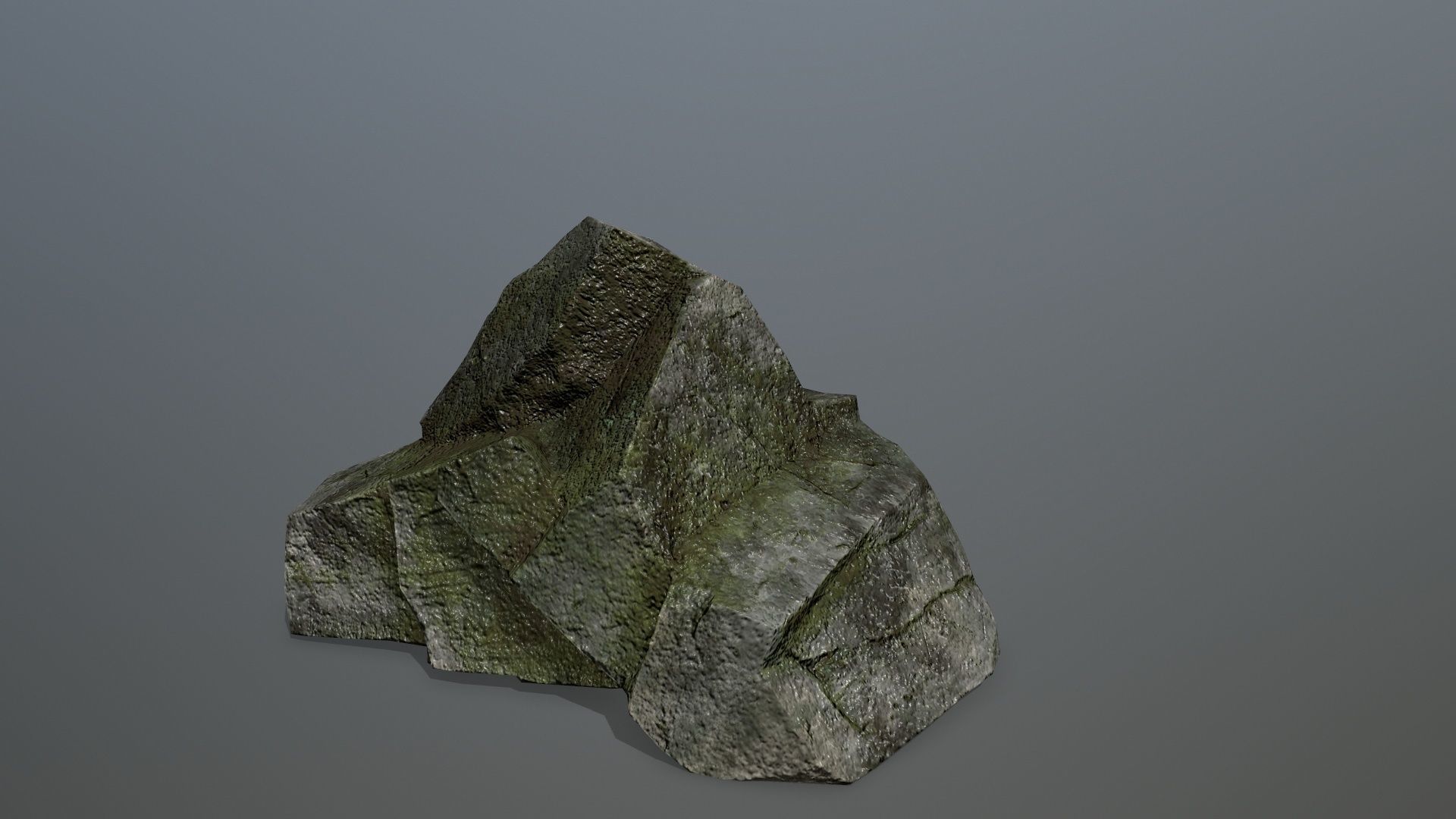 Rock Set 3 Low-poly 3D model_13