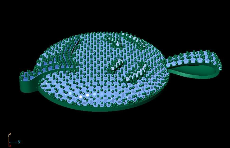 emoji gem pendant 3D print model_19